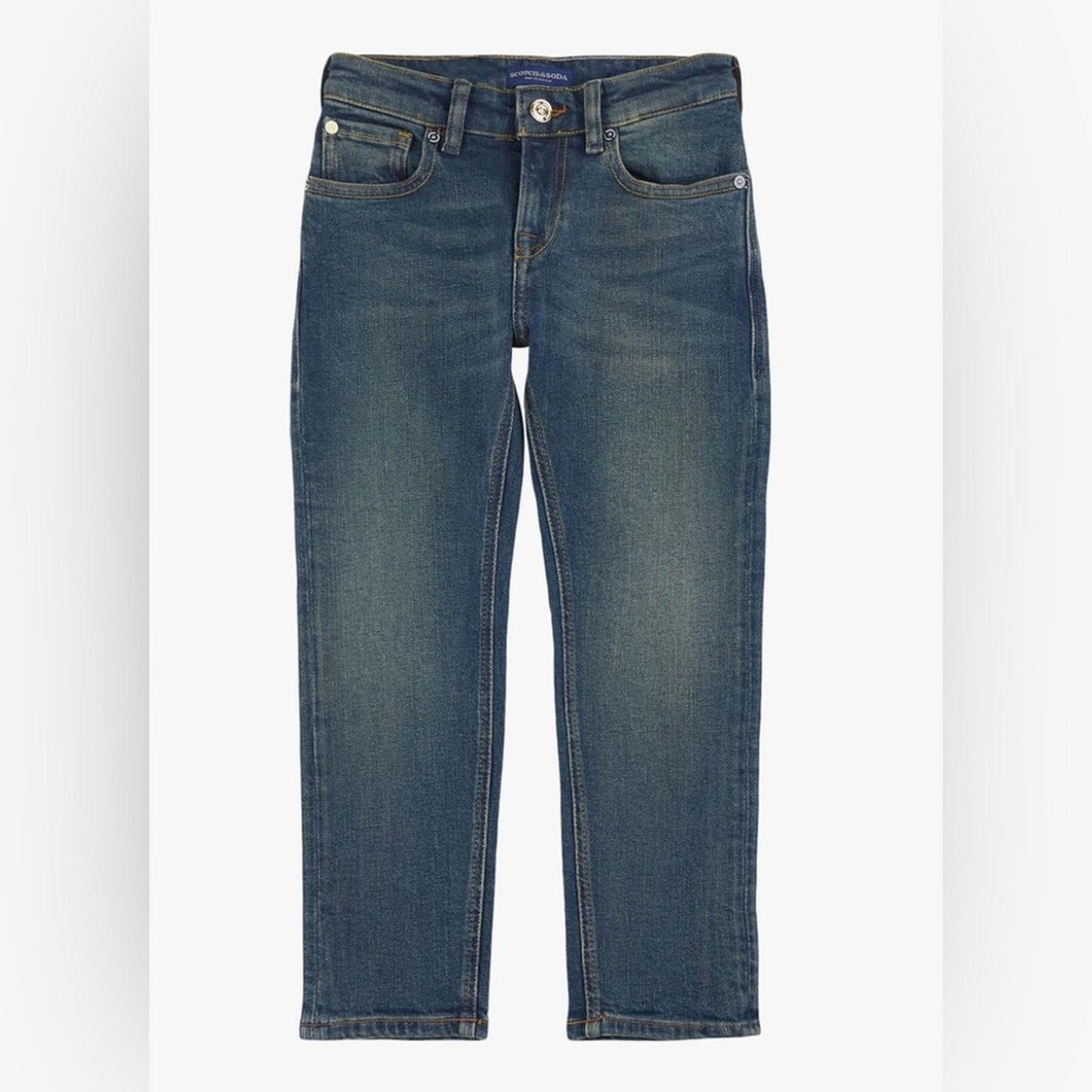 Scotch & Soda Boys' Dean Tapered Mid Rise Jeans - Big Kid Size 16, New w/Tag