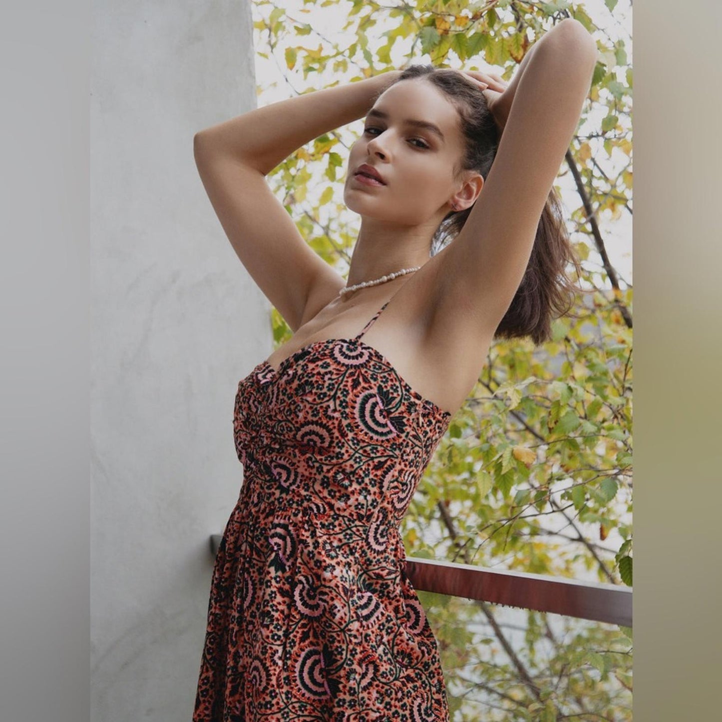 A.L.C. Lilah Printed Midi Dress, Revolve Size 8 New w/Tag Retail $495