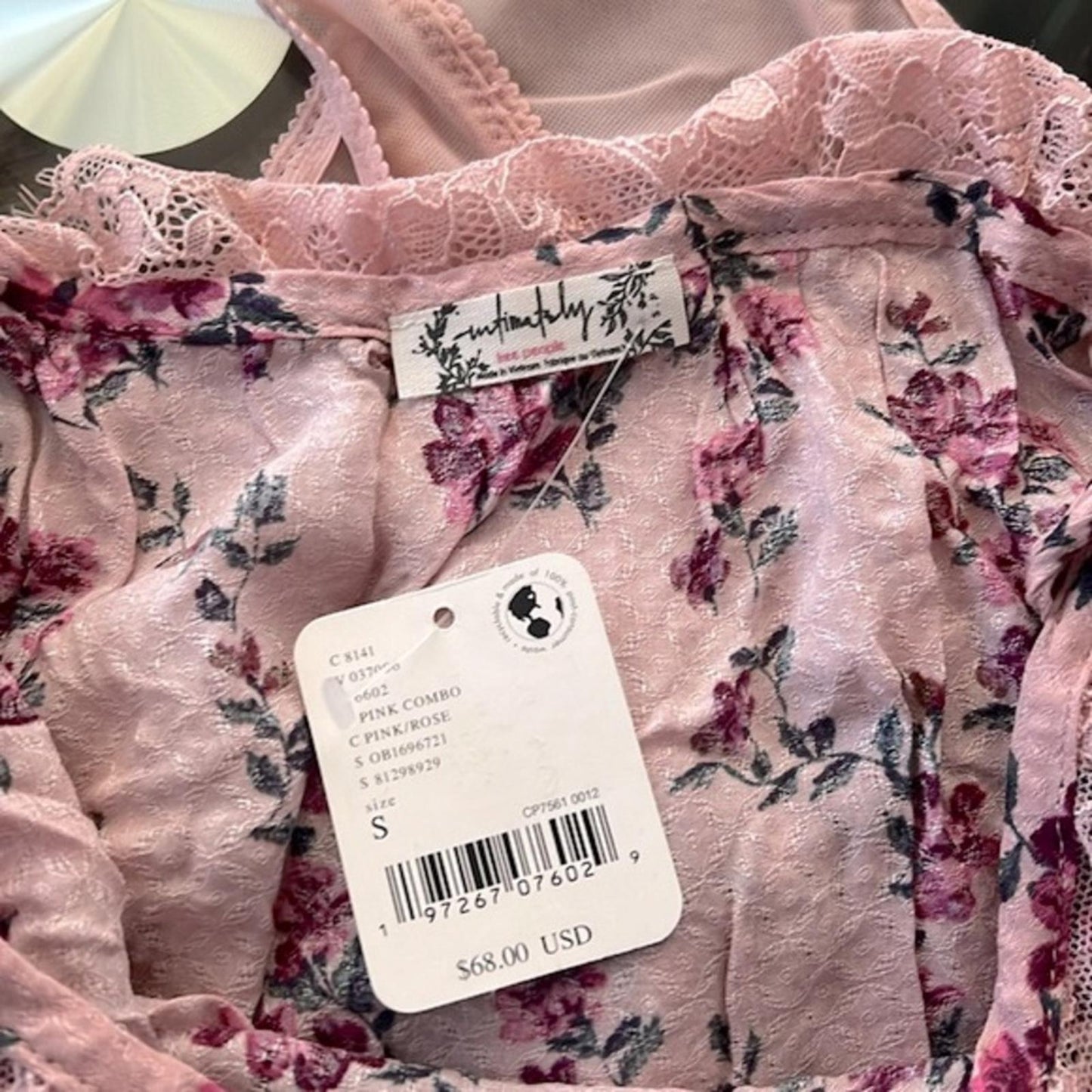 Free People Take It Away Thong Bodysuit Size S, New w/Tag