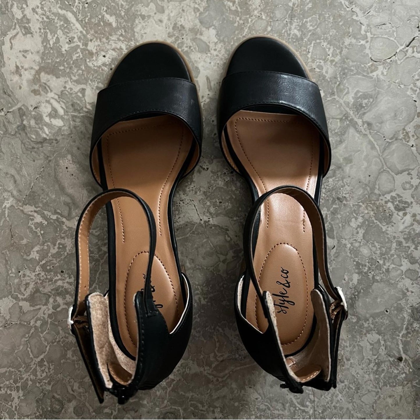 Style & Co Women’s Katerinaa Two-Piece Dress Sandals, Size 9.5M New without Box