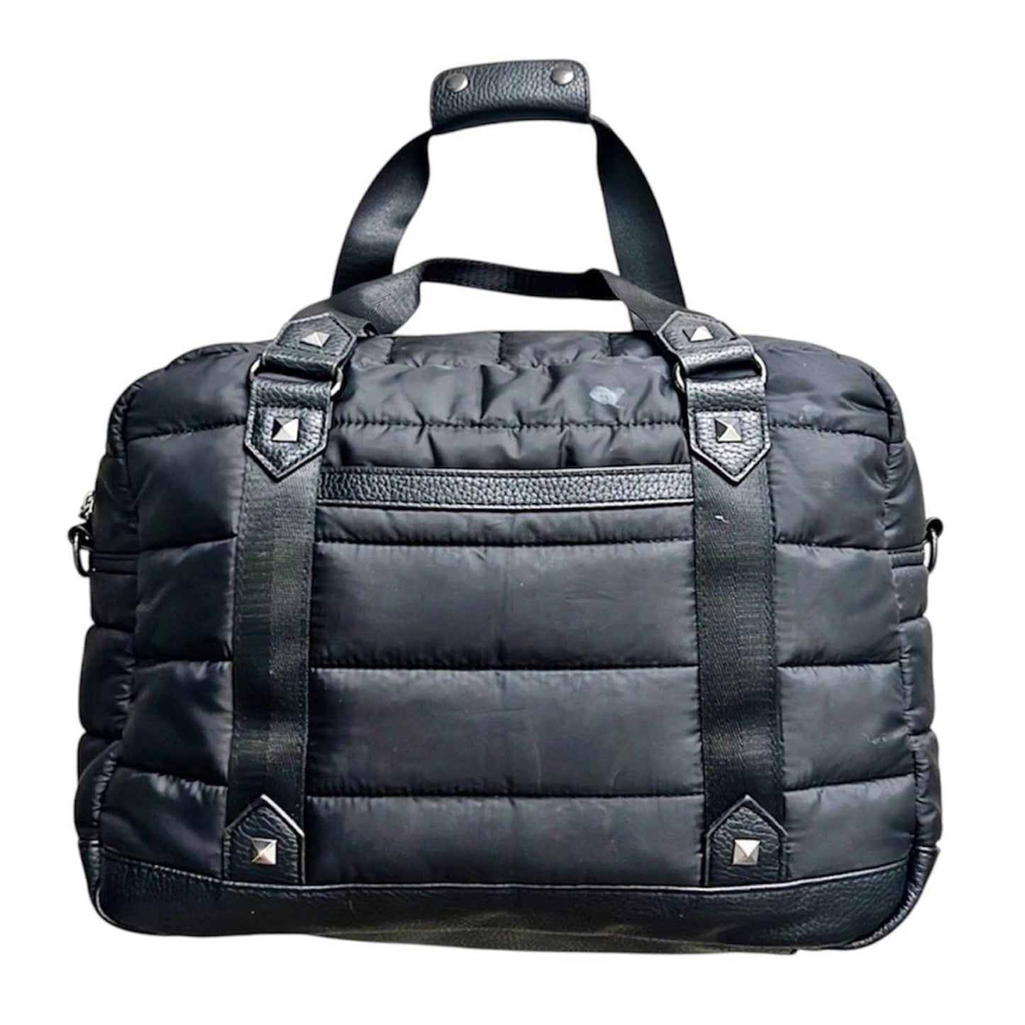 Anthropologie’s Cynthia Rowley Quilted Puffer Satchel Bag, Black Retail $129