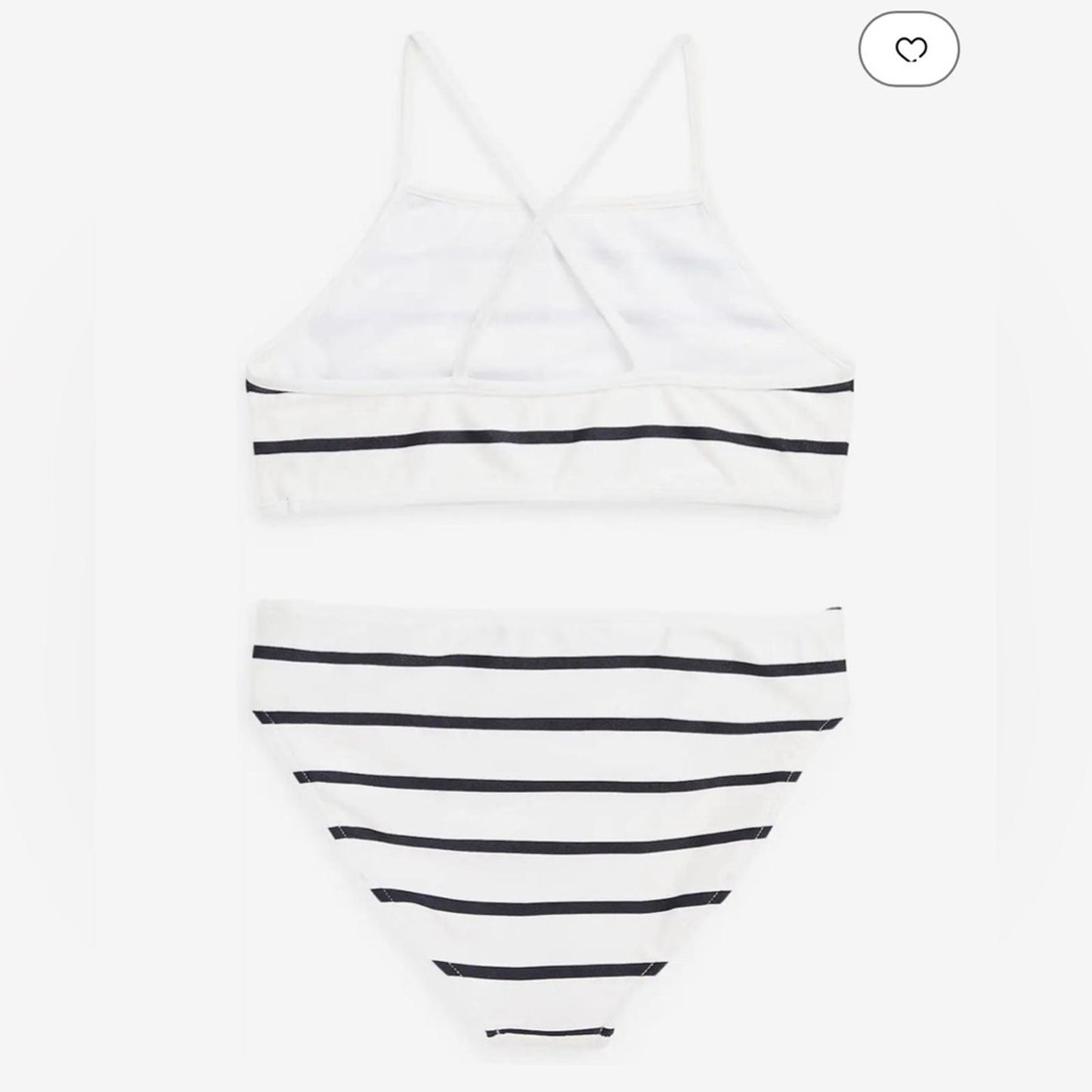 Polo Ralph Lauren Kids Striped Stretch Two-Piece Swimsuit, Size 5 New w/Tag