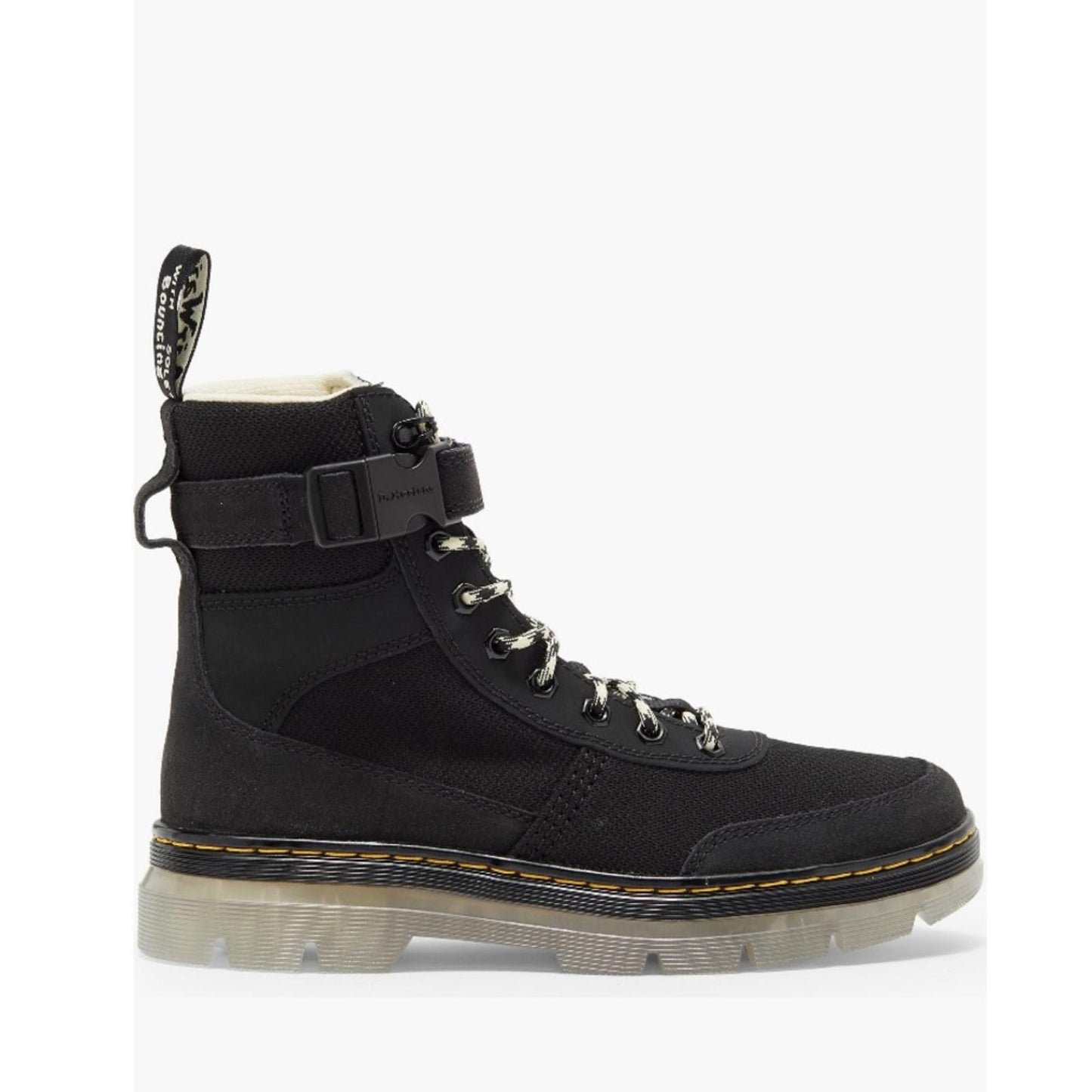 Dr Martens Combs Tech Lug Sole Boot (Unisex), Black Size UK9 US 11 New w/o Box