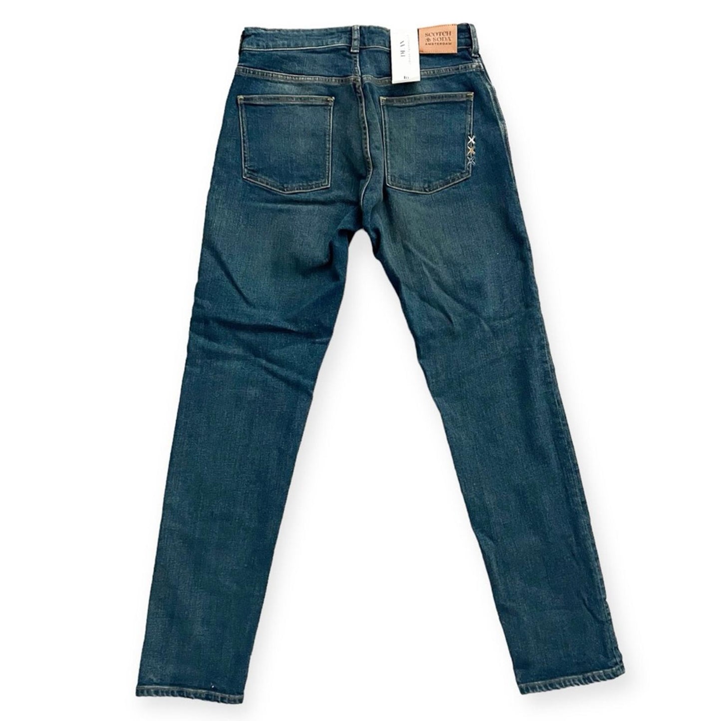 Scotch & Soda Boys' Dean Tapered Mid Rise Jeans - Big Kid Size 16, New w/Tag