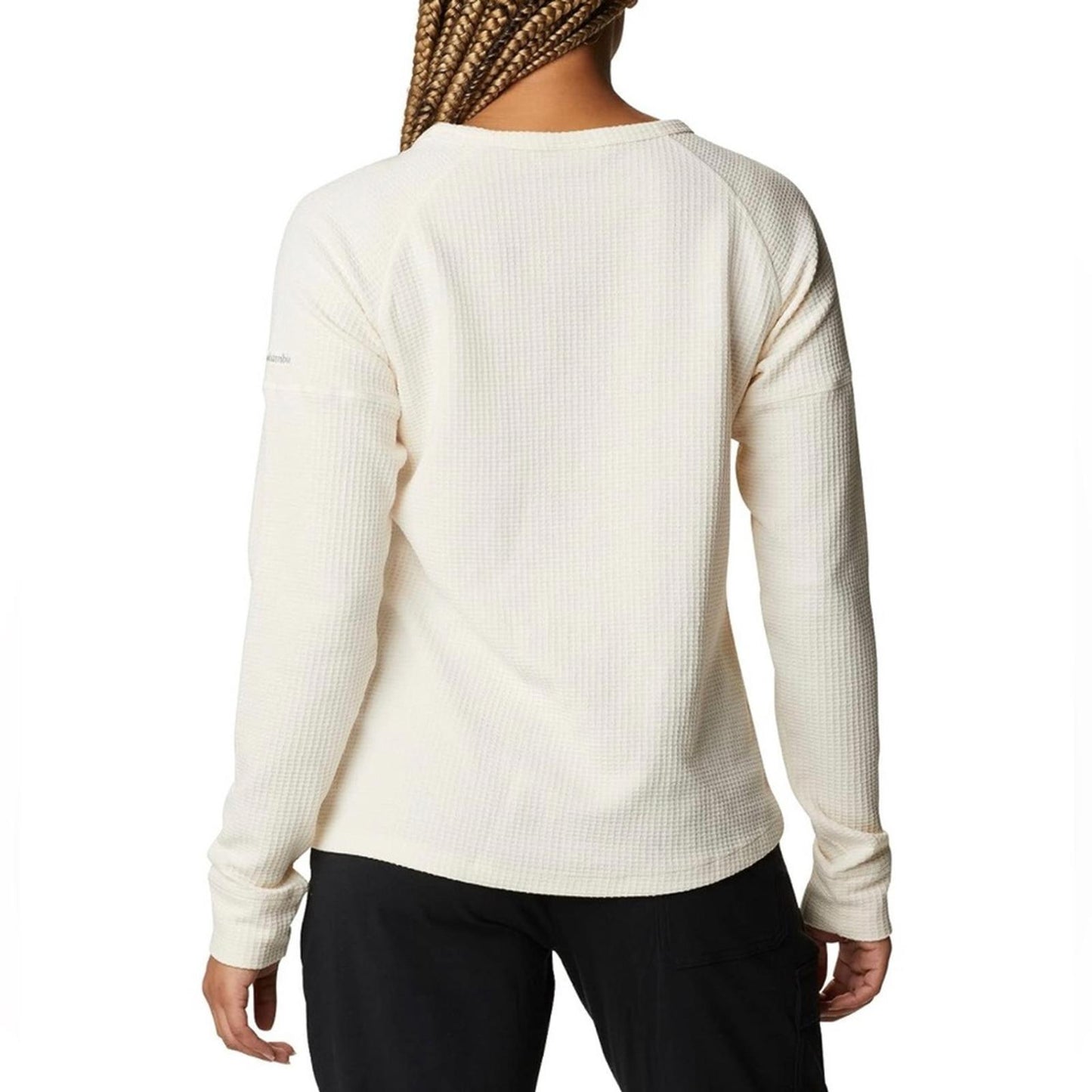 Columbia Pine Peak Long-Sleeve Thermal Top, Cream White Size 1X New with Tag