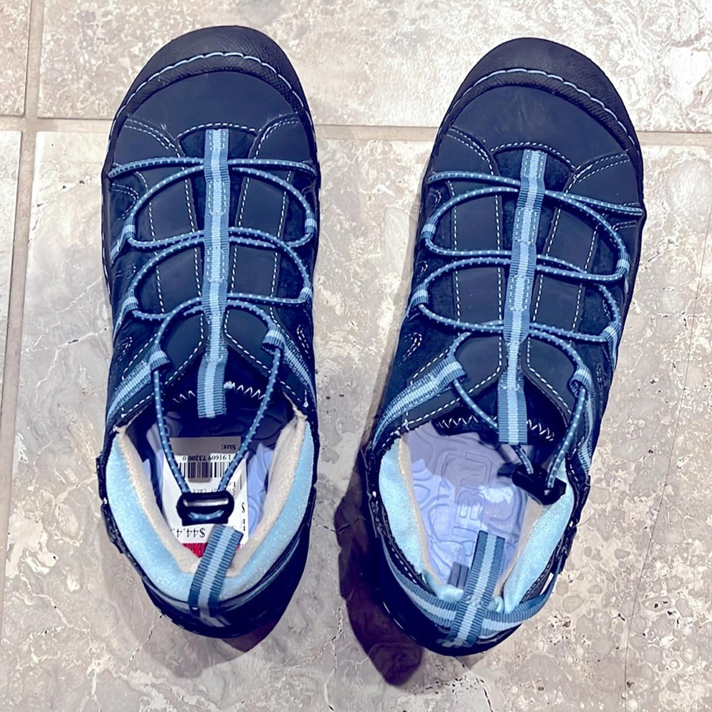 JBU Synergy Trail Athletic Sneakers in Navy/Stone, Size 6.5 EXCELLENT!