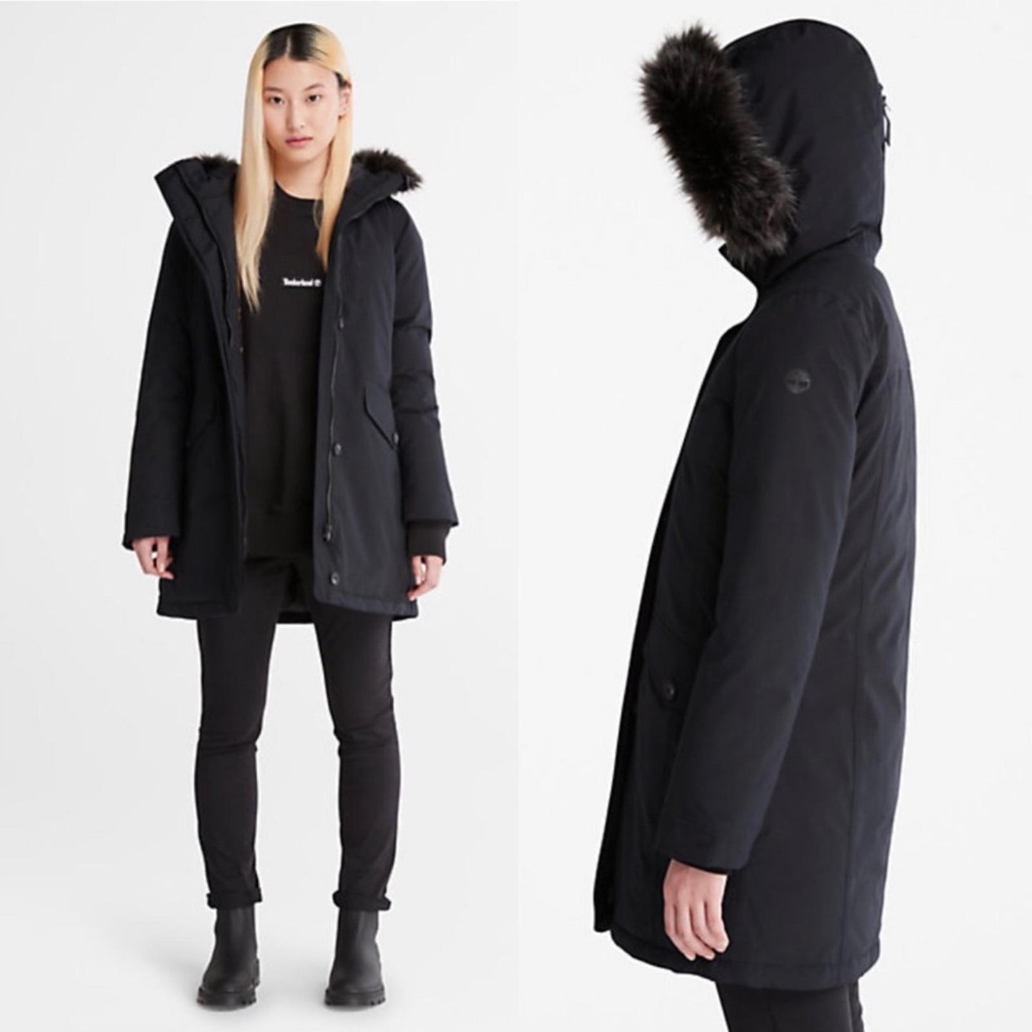 Timberland Waterproof Parka Dry Vent in Black , Women’s Size M New w/Tag