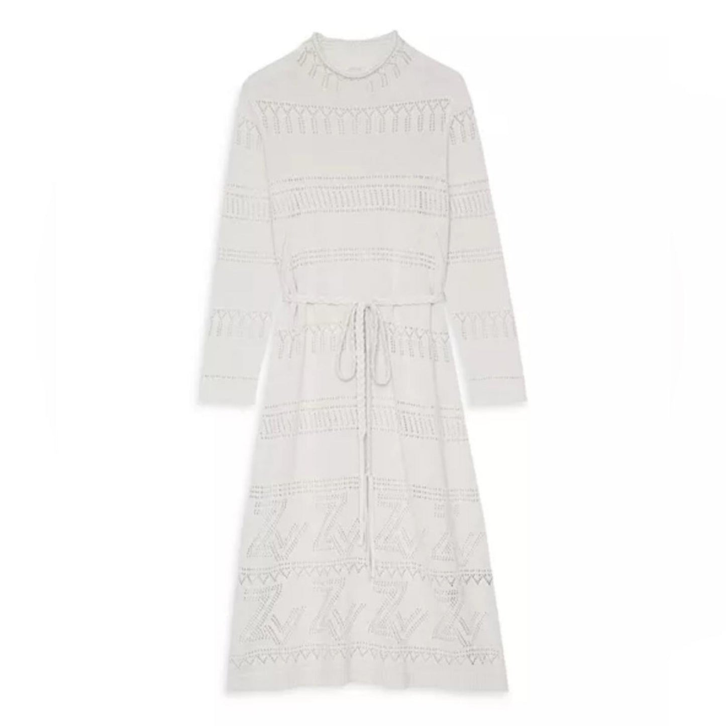 Zadig & Voltaire Cecily ZV Monogrammed Knit Dress, Size S New w/Tag $548