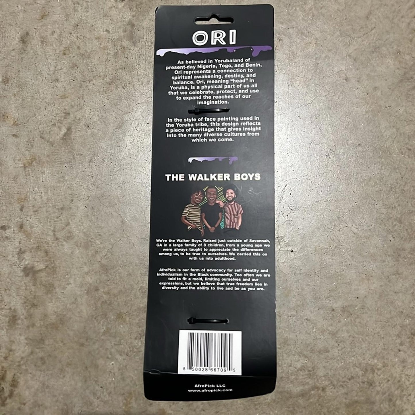 AfroPick Breathe Comb | Fro the Culture Metal Afro Comb Brown New w/Tag