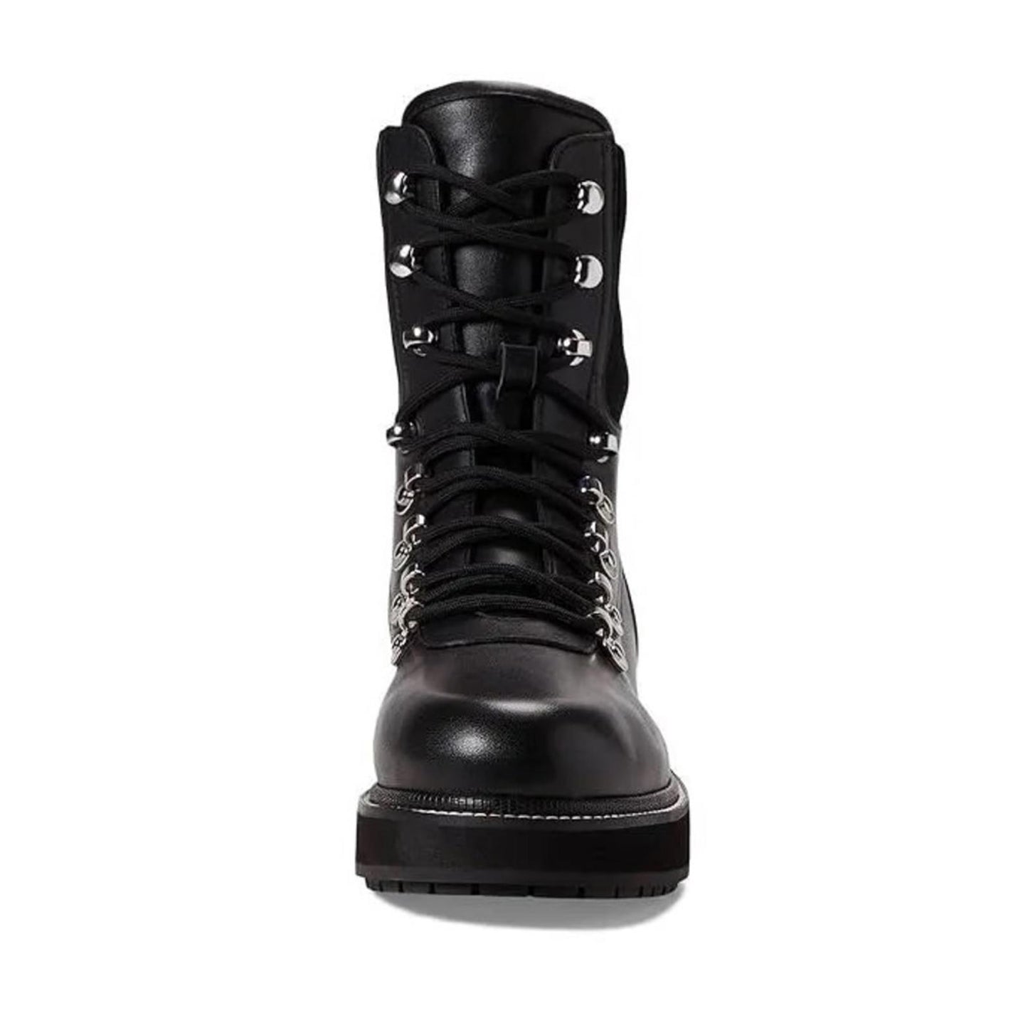 Marc Fisher LTD Combat Lace-up Boots, Black Size 5M New in Box Retail $259