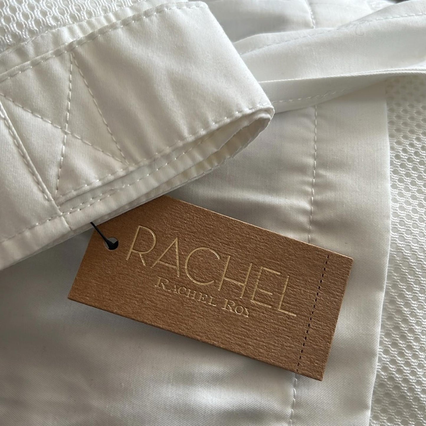 NWT RACHEL Rachel Roy Women's Safari Jacket, White Size XL New w/Tag