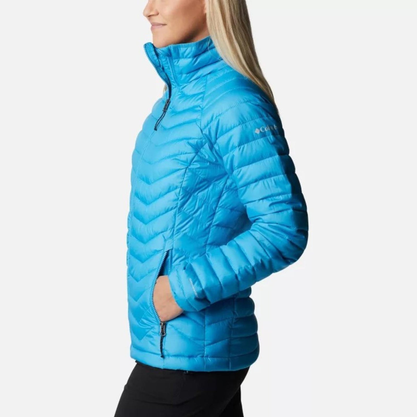 Columbia Womens Powder Lite Jacket Blue Chill Plus Size 3X New w/Tag Retail $185