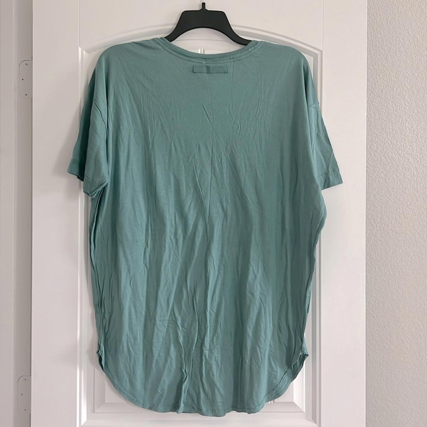 Free People Ronnie Basic T-Shirt in Green, Size Medium New w/Tag