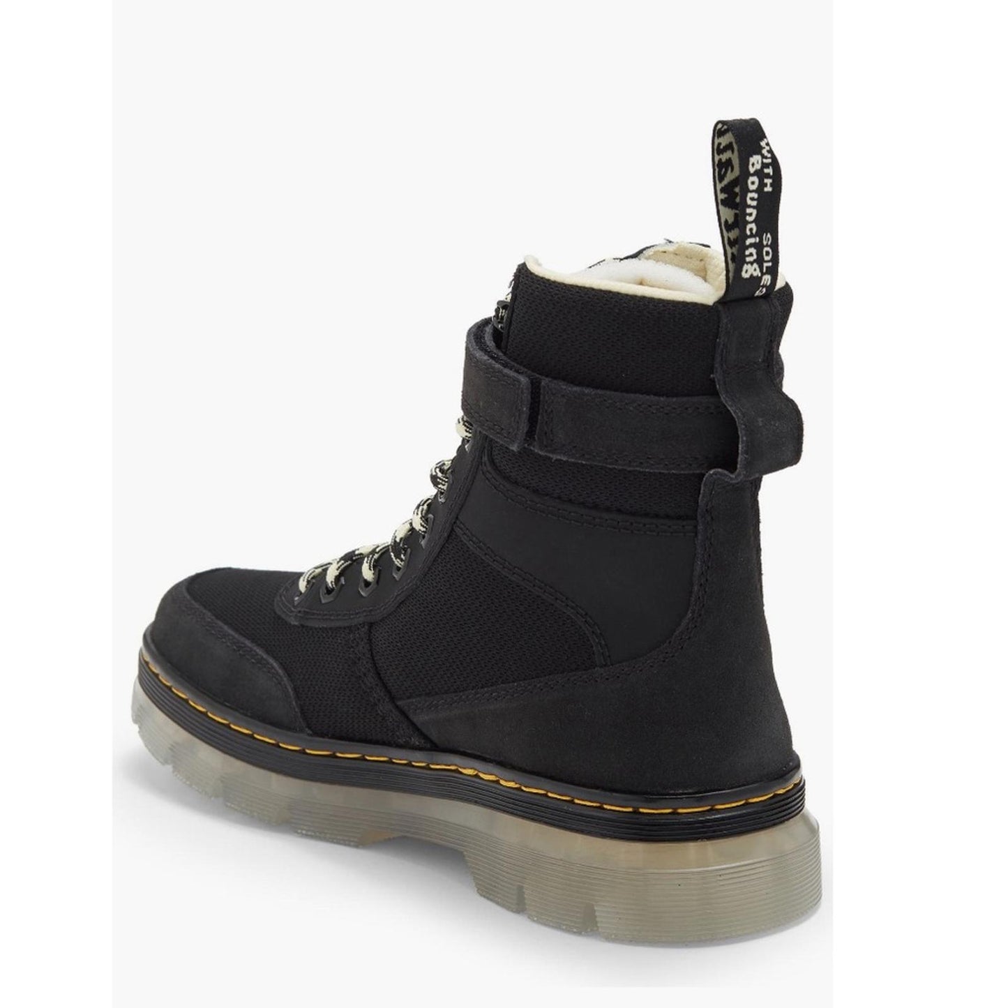 Dr Martens Combs Tech Lug Sole Boot (Unisex), Black Size UK9 US 11 New w/o Box
