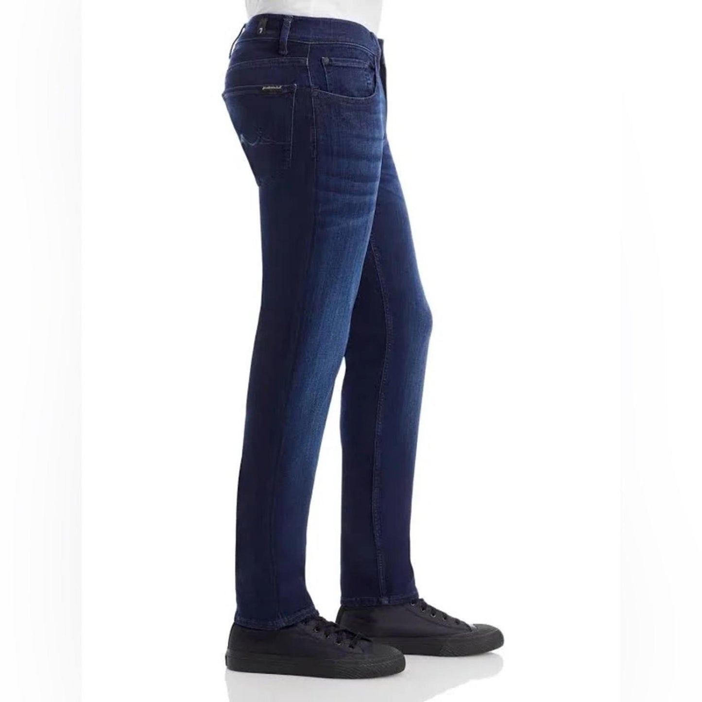 7 For All Mankind Luxe Performance Plus Slimmy Slim Fit Jeans Blue, Size 30 NWT