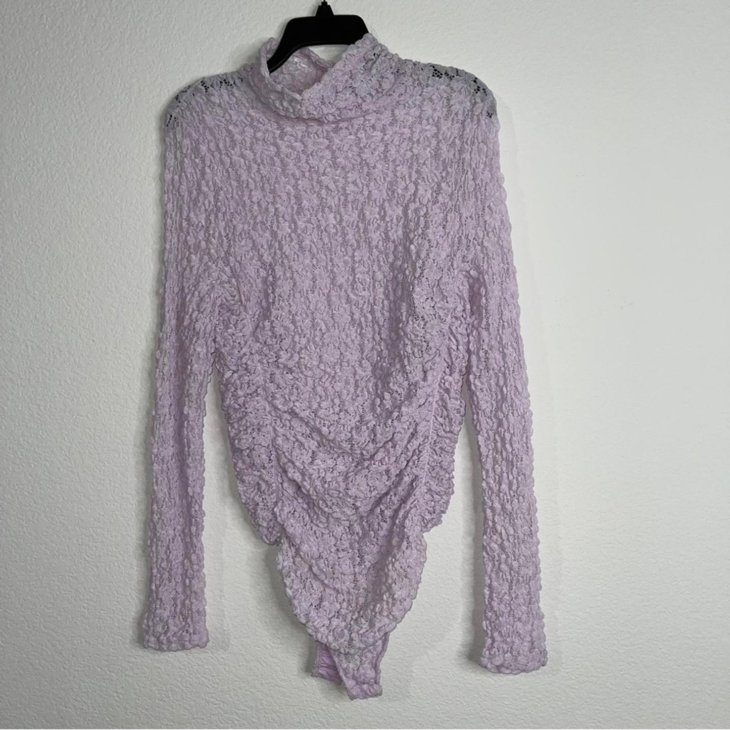 Intimately Free People Lavender Day N Night Lace Bodysuit, Size L EXCELLENT!