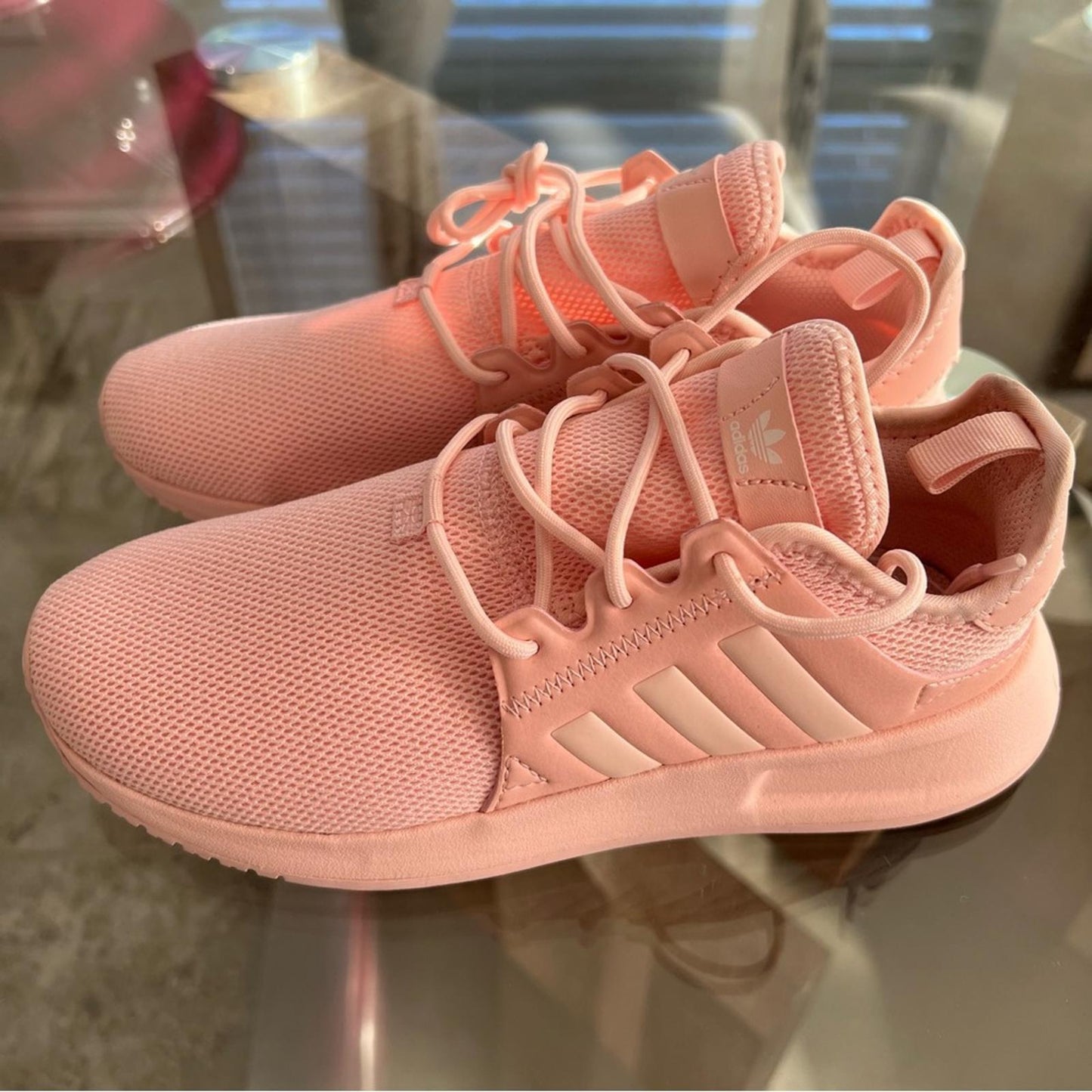 NEW Adidas X-PLR Lace-Up Sneakers in Icey Pink Size 3, NEW w/o Box