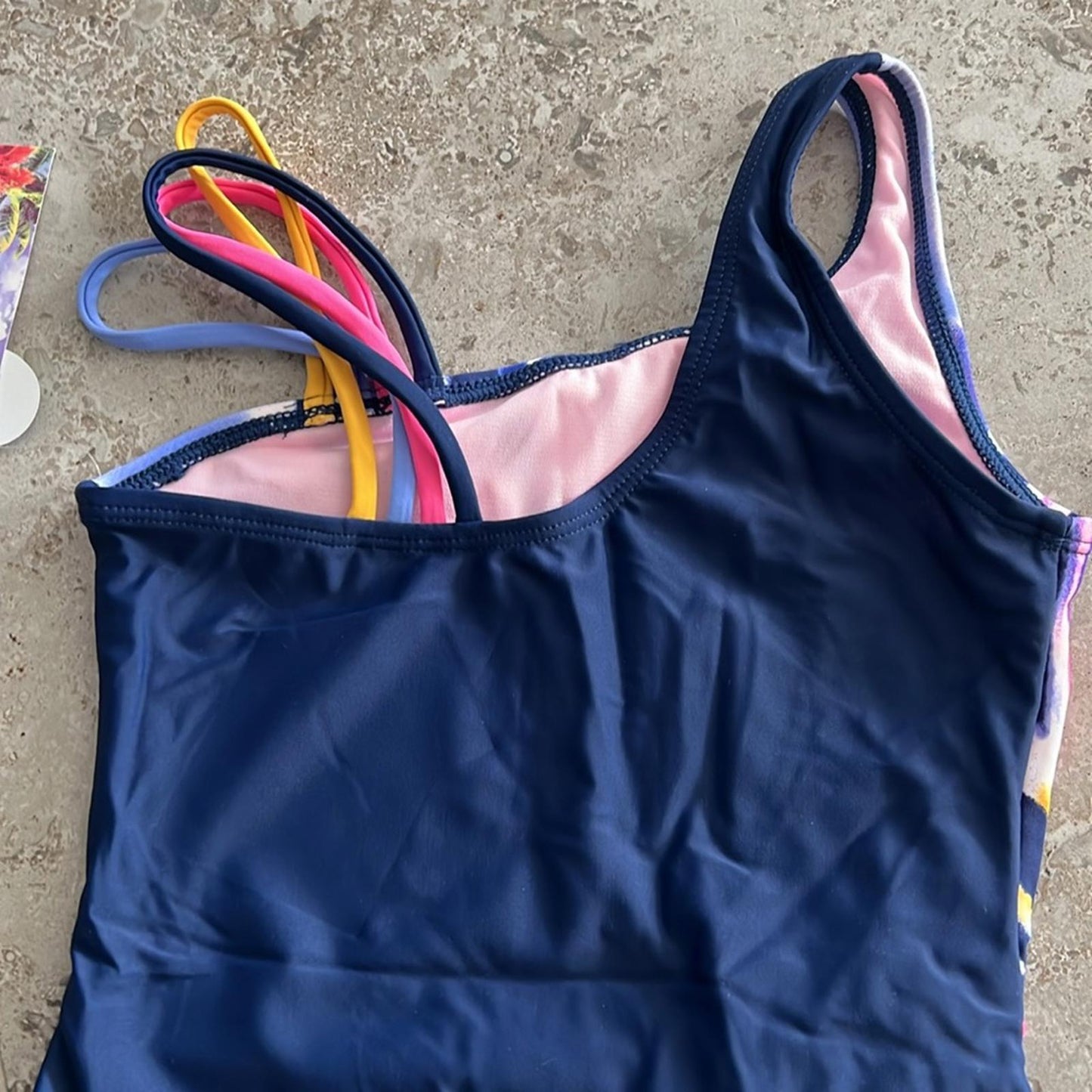Angel Beach Girls One Piece Swimsuit w/UV Protection IPF 50+ Size 8 New w/Tag