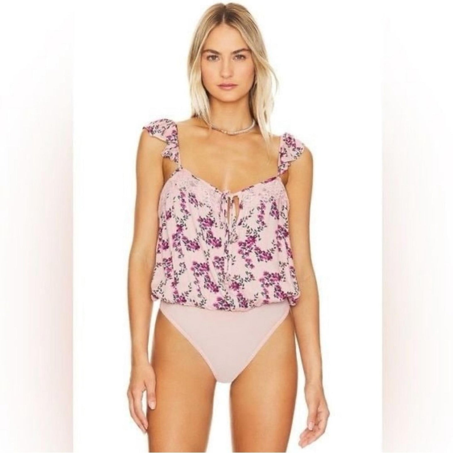 Free People Take It Away Thong Bodysuit Size S, New w/Tag