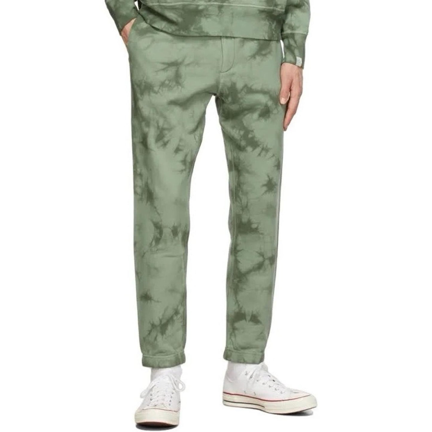 Rag & Bone Prospect Jogger City Tie Dye Sweatpants in Leaf Green Size XL $225
