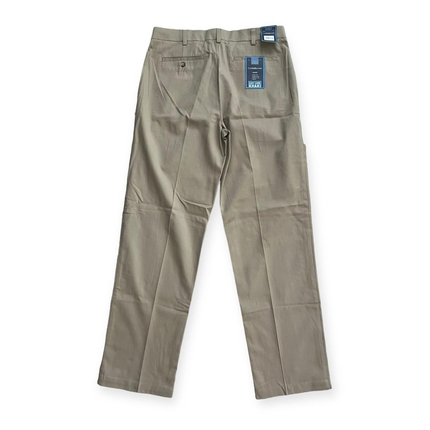 Croft & Barrow British Khaki Men’s Casual Pants, Size 34 X 34 New w/Tag