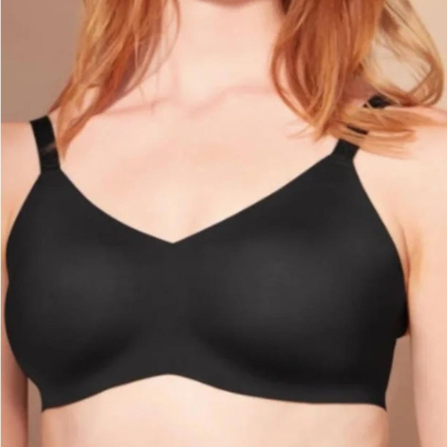 Knix Padded V-Neck Wireless Bra, Black Size 5 (Fits 38C, 38D, 40C) New with Tag