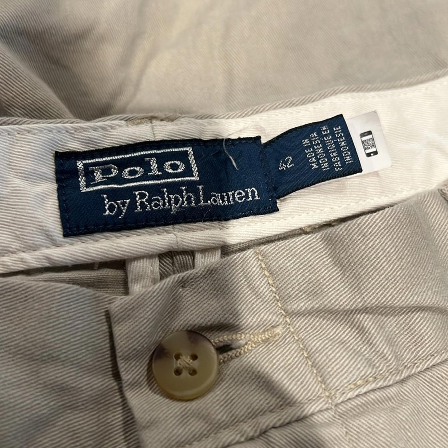 Polo Ralph Lauren 6” Burroughs Relaxed Fit Chino Shorts, Khaki Size 42 NEW $168