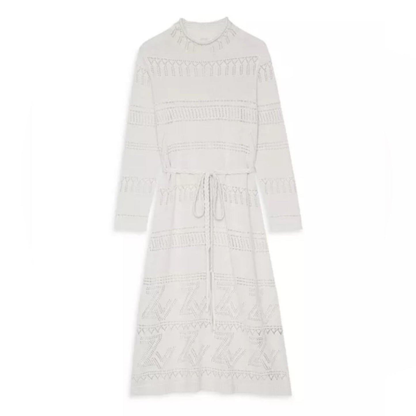 Zadig & Voltaire Cecily ZV Monogrammed Knit Dress, Size M New w/Tag, Retail $548