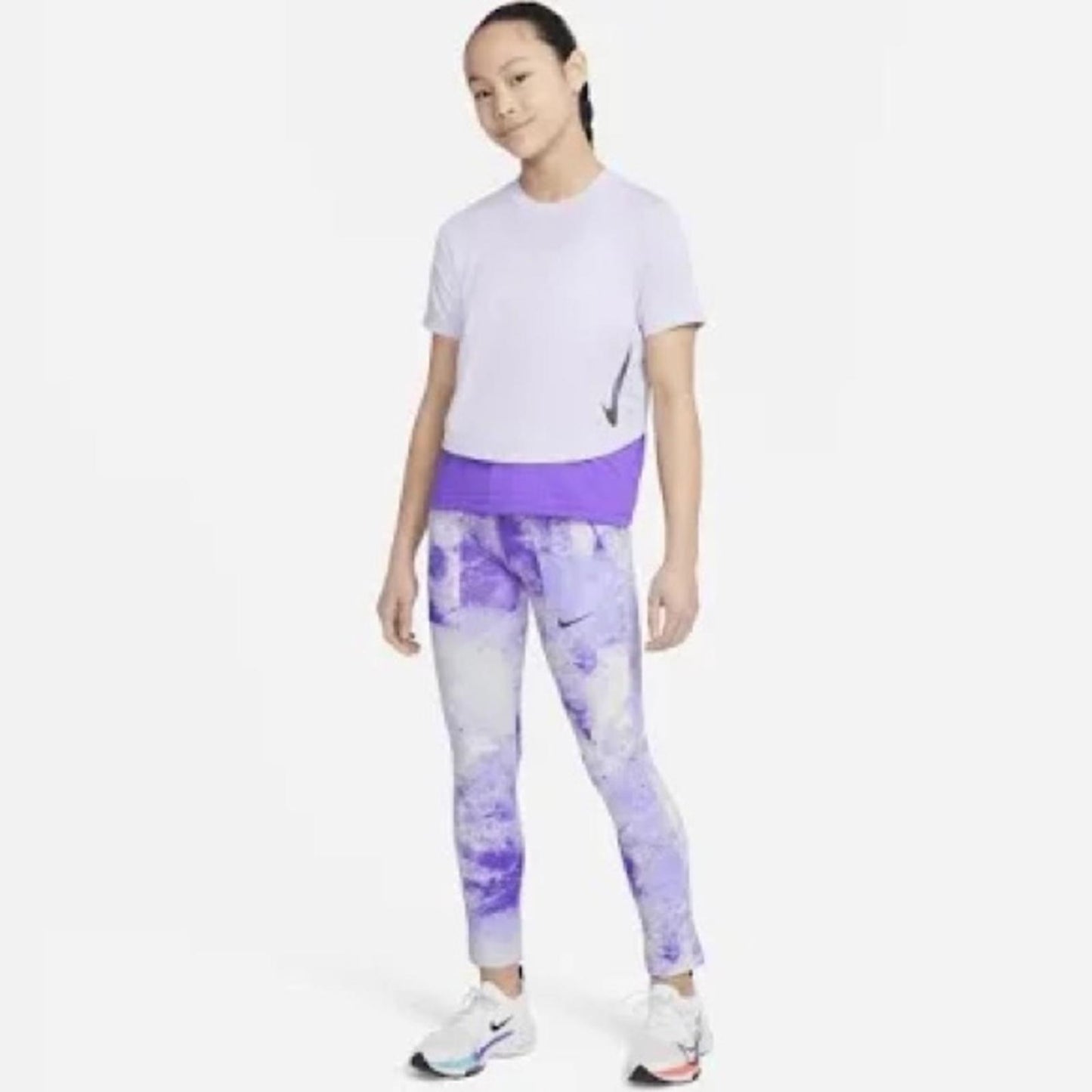 NIKE Purple Instacool Training Top, Size L New w/Tag