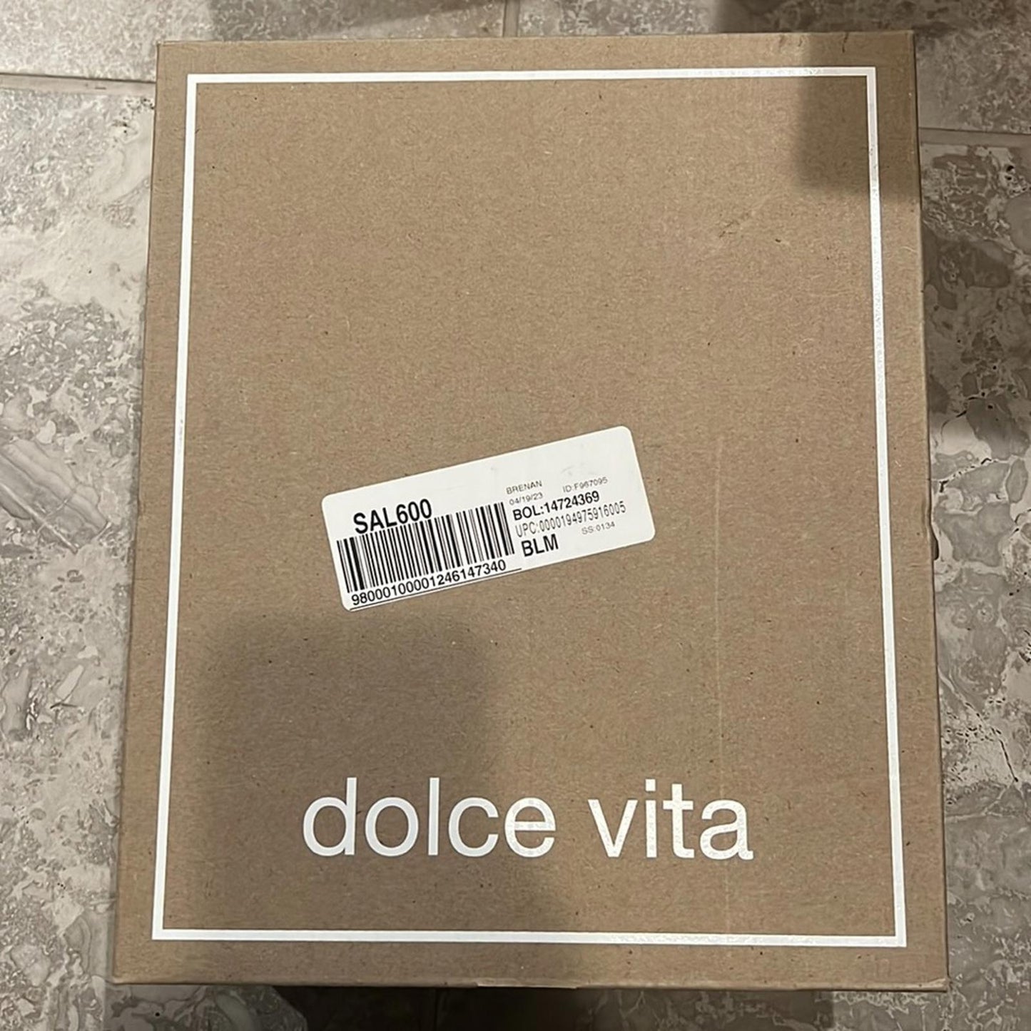 Dolce Vita Brenan Slip On Loafer Pumps, Black Wedge Size 8.5M in Original Box