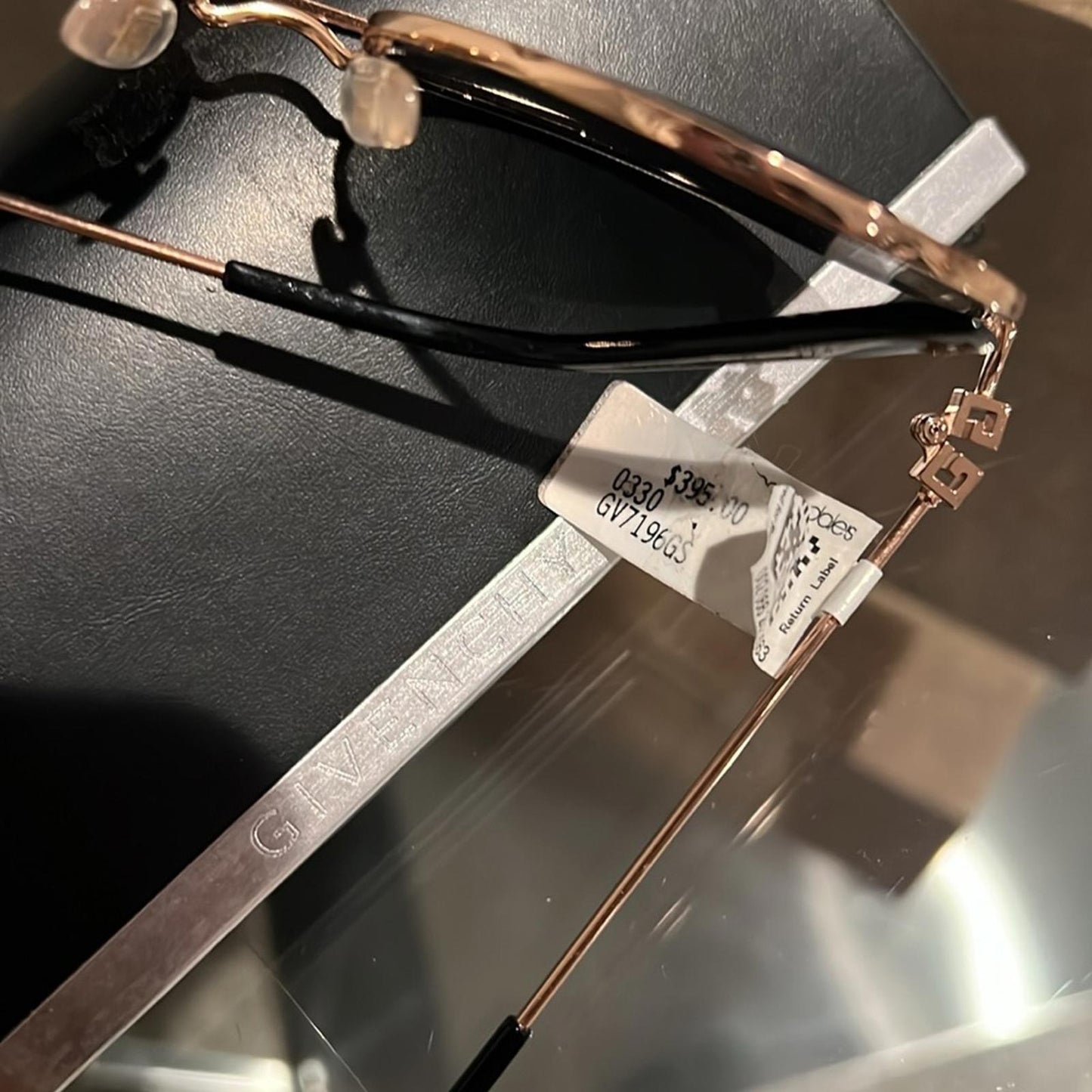 Givenchy Womens Rose Gold Sunglasses One Size, New w/Case
