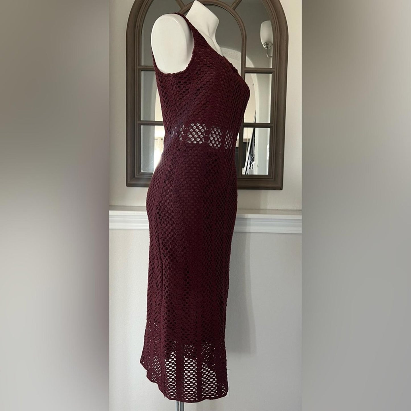 NEW Lucy Paris Women's Mia Crochet Dress, Size M New w/Tag Retail $125