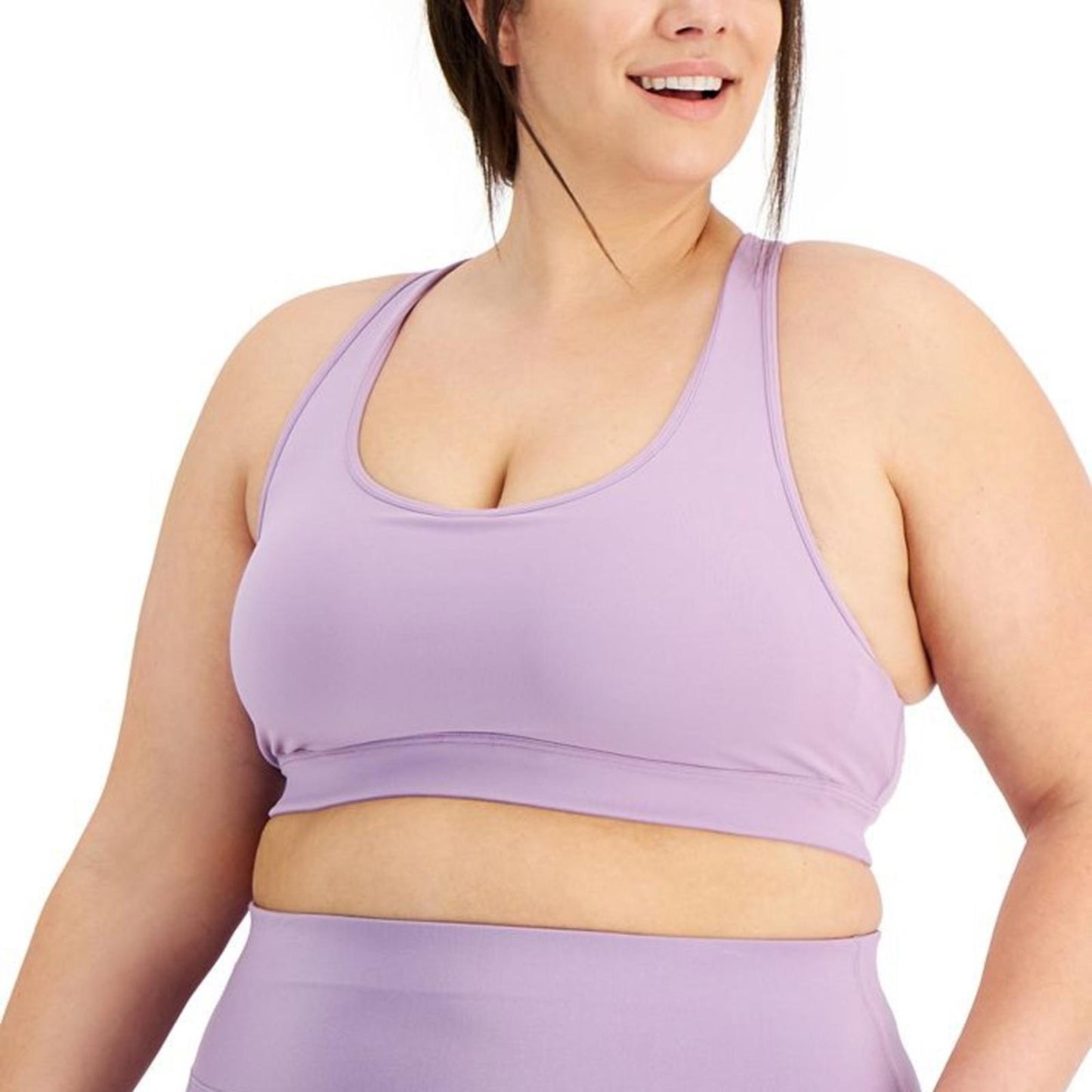 ID Ideology LAVENDER Low Impact Bra, Size XS New w/Tag