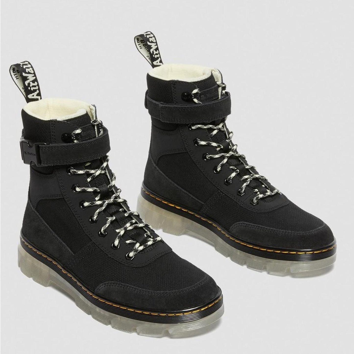 Dr Martens Combs Tech Lug Sole Boot (Unisex), Black Size UK9 US 11 New w/o Box