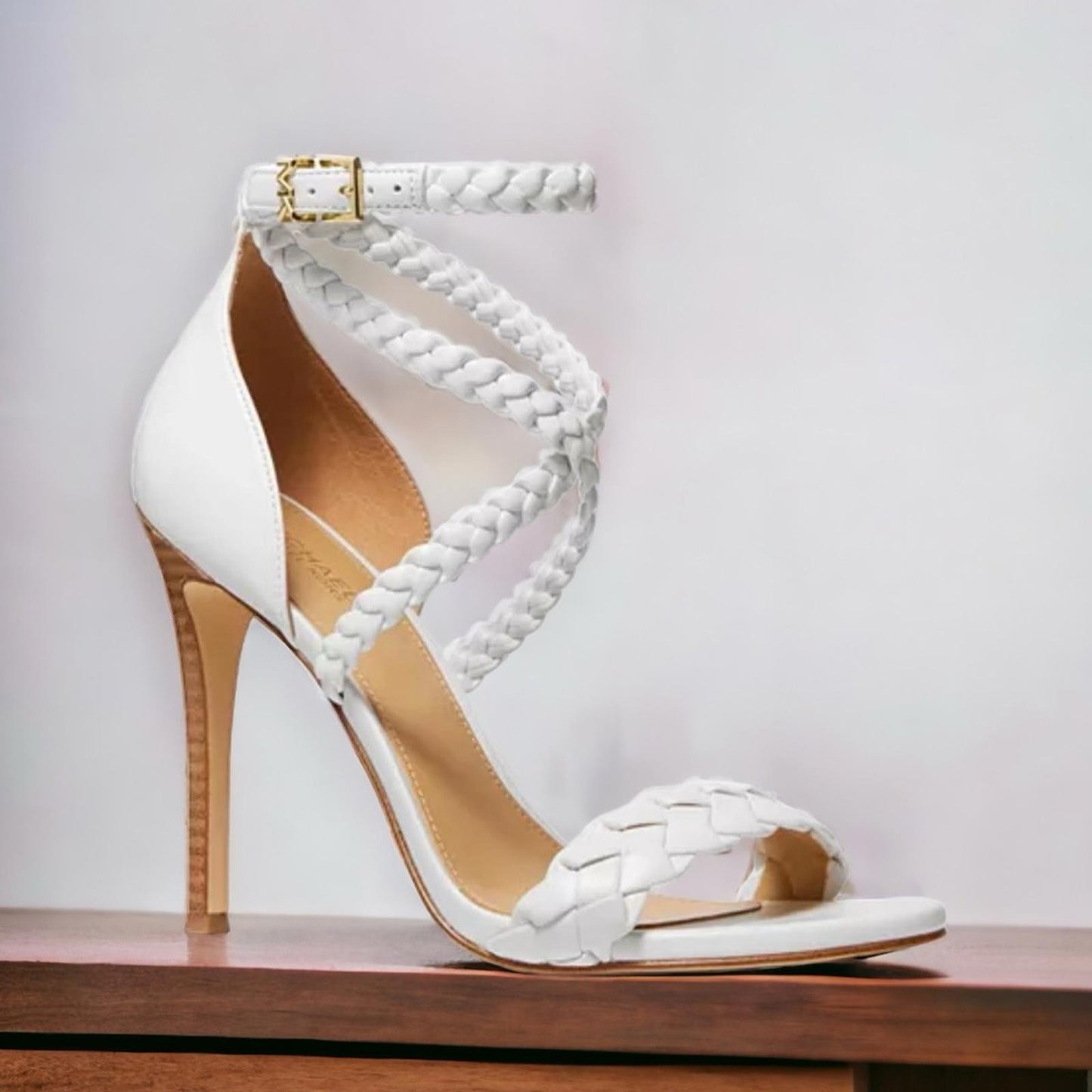 NEW Michael Kors Women's Astrid Wrapped High Heel Sandals, Size 11 New w/o Box