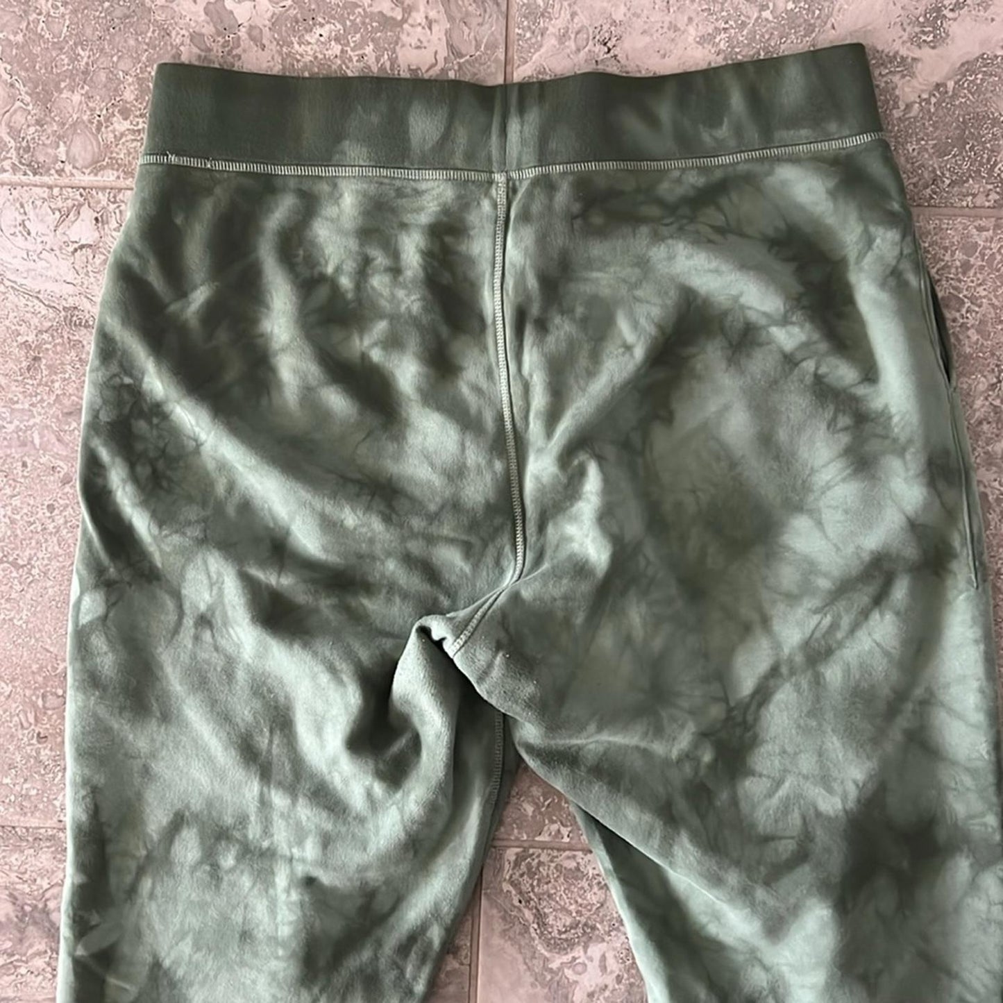 Rag & Bone Prospect Jogger City Tie Dye Sweatpants in Leaf Green Size XL $225