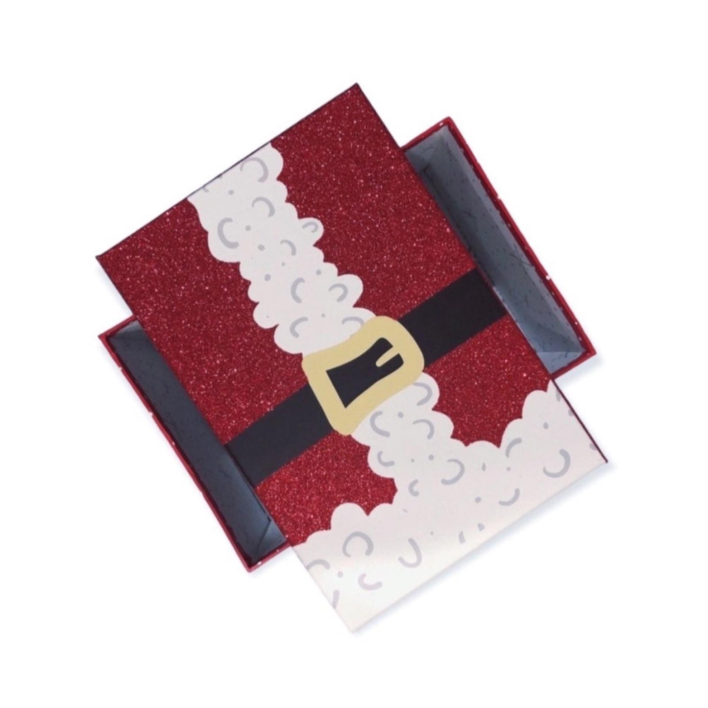 Gift Box Storage Holiday Christmas Santa Snowflake Large Size 11”X7.25”X5.25”