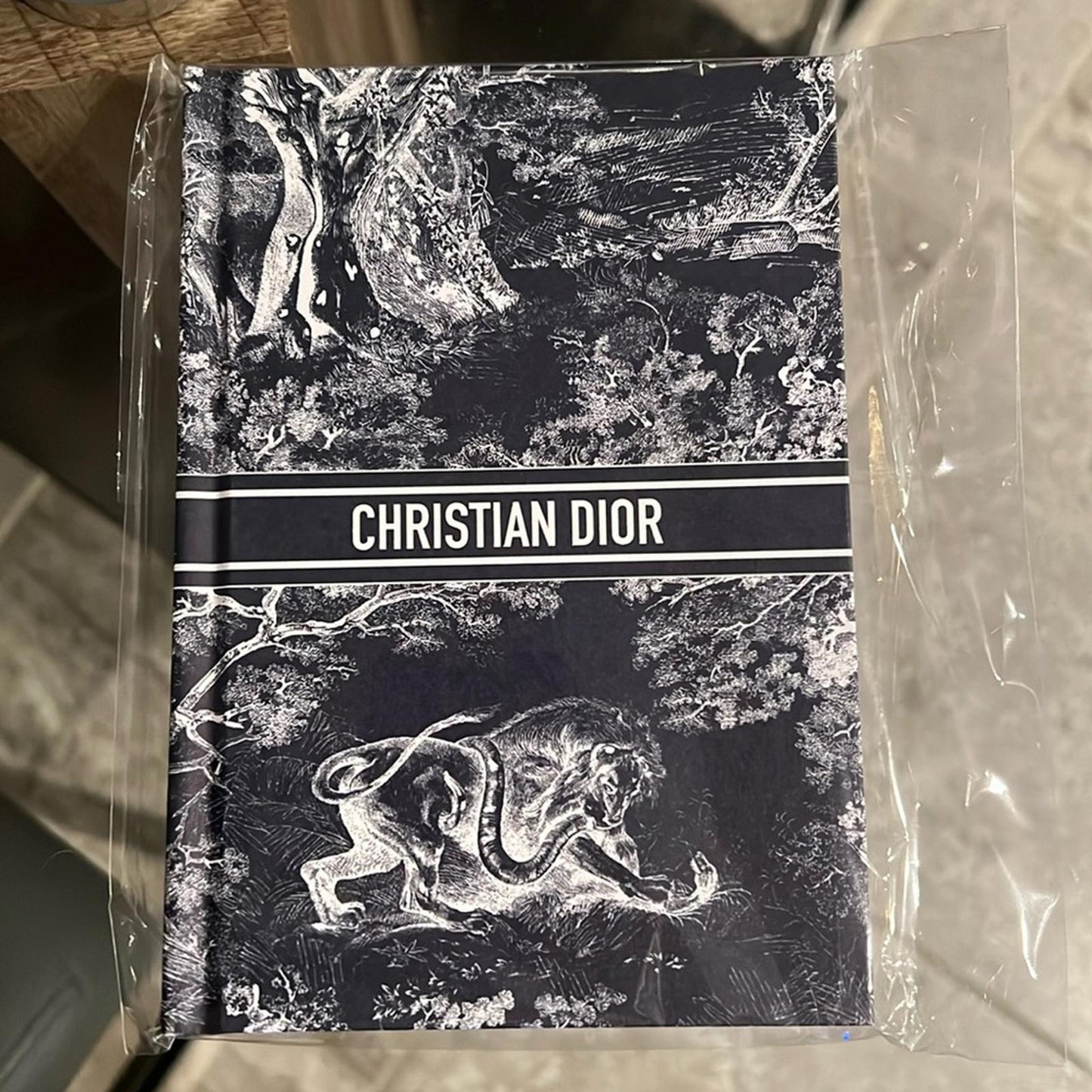 Christian Dior Riviera Notebook Toile De Jouy Scrapbook in Navy / White NEW