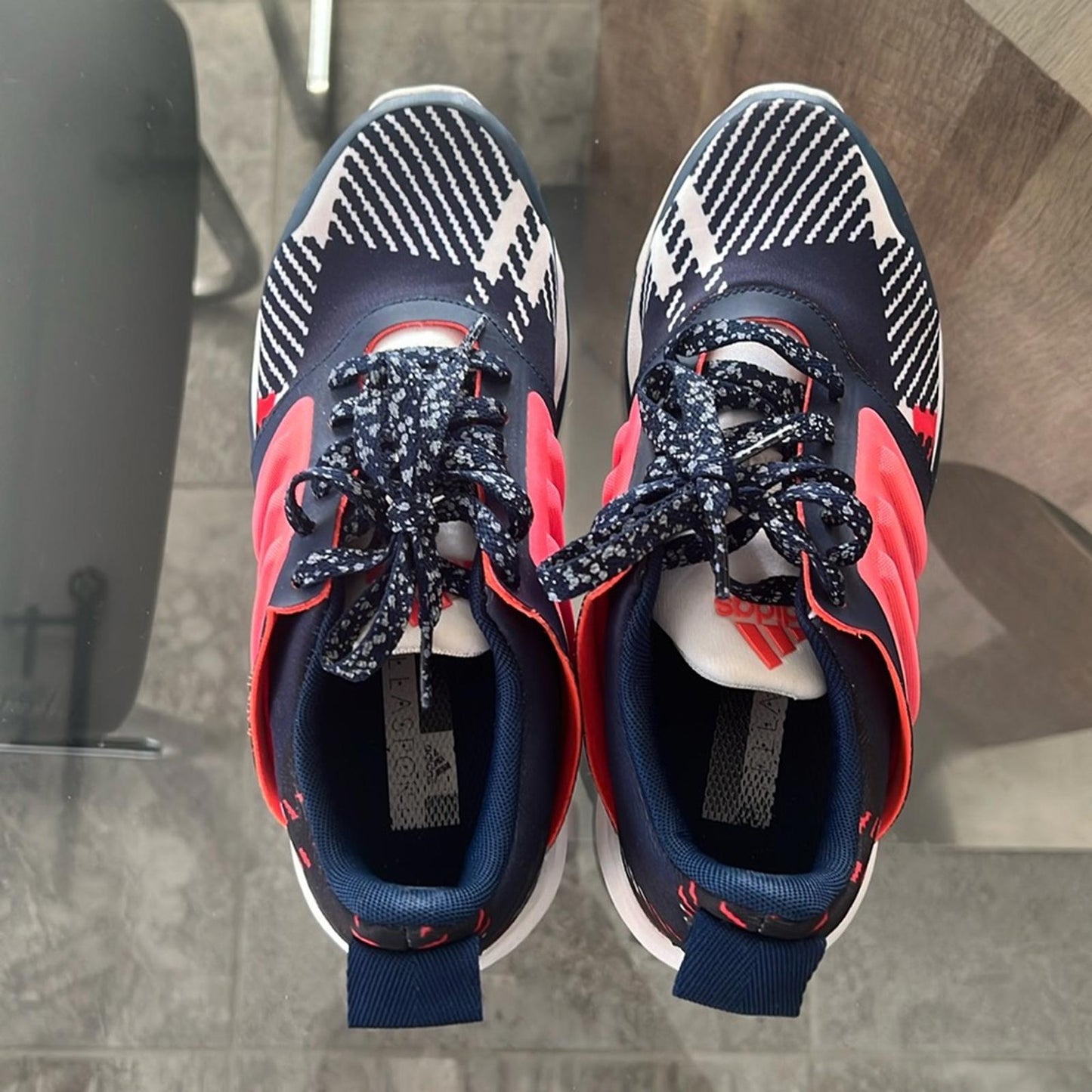 Adidas Stellasport Yvori Navy Sneakers, Size 6 EXCELLENT!