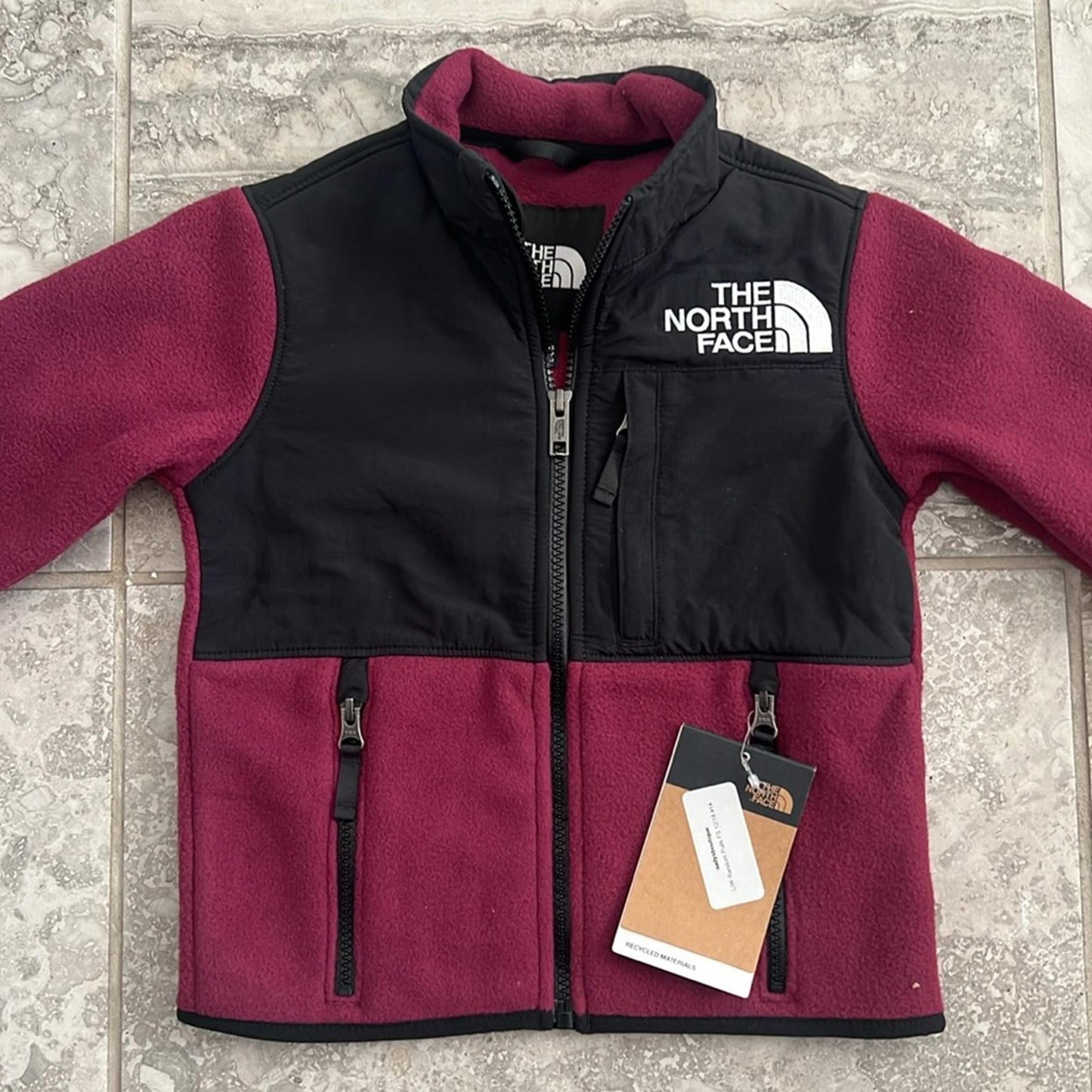 The North Face Teen Denali Lightweight Jacket in Boysenberry, Big Girls XS NWT