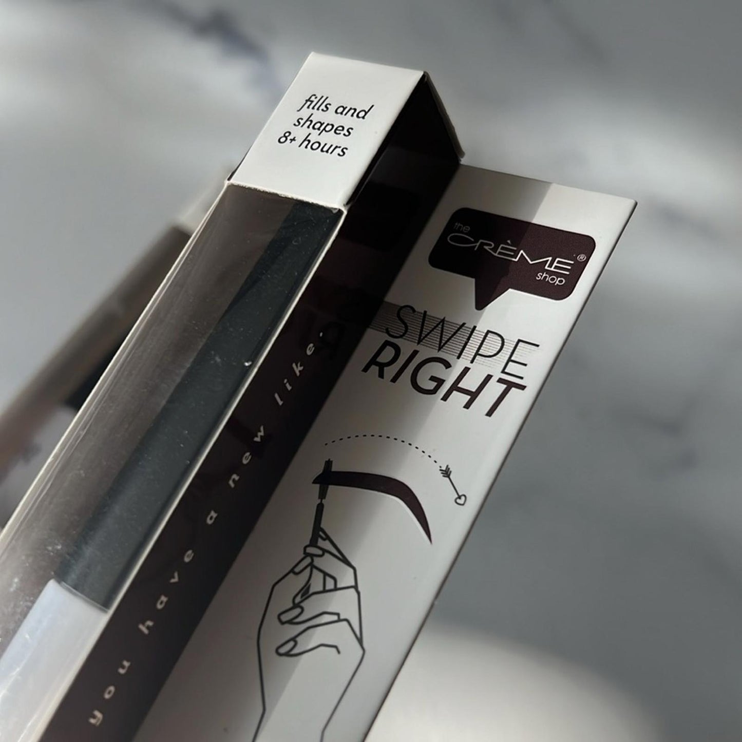 X2 The Crème Shop Swipe Right Brow Gel in Black, New w/Tag