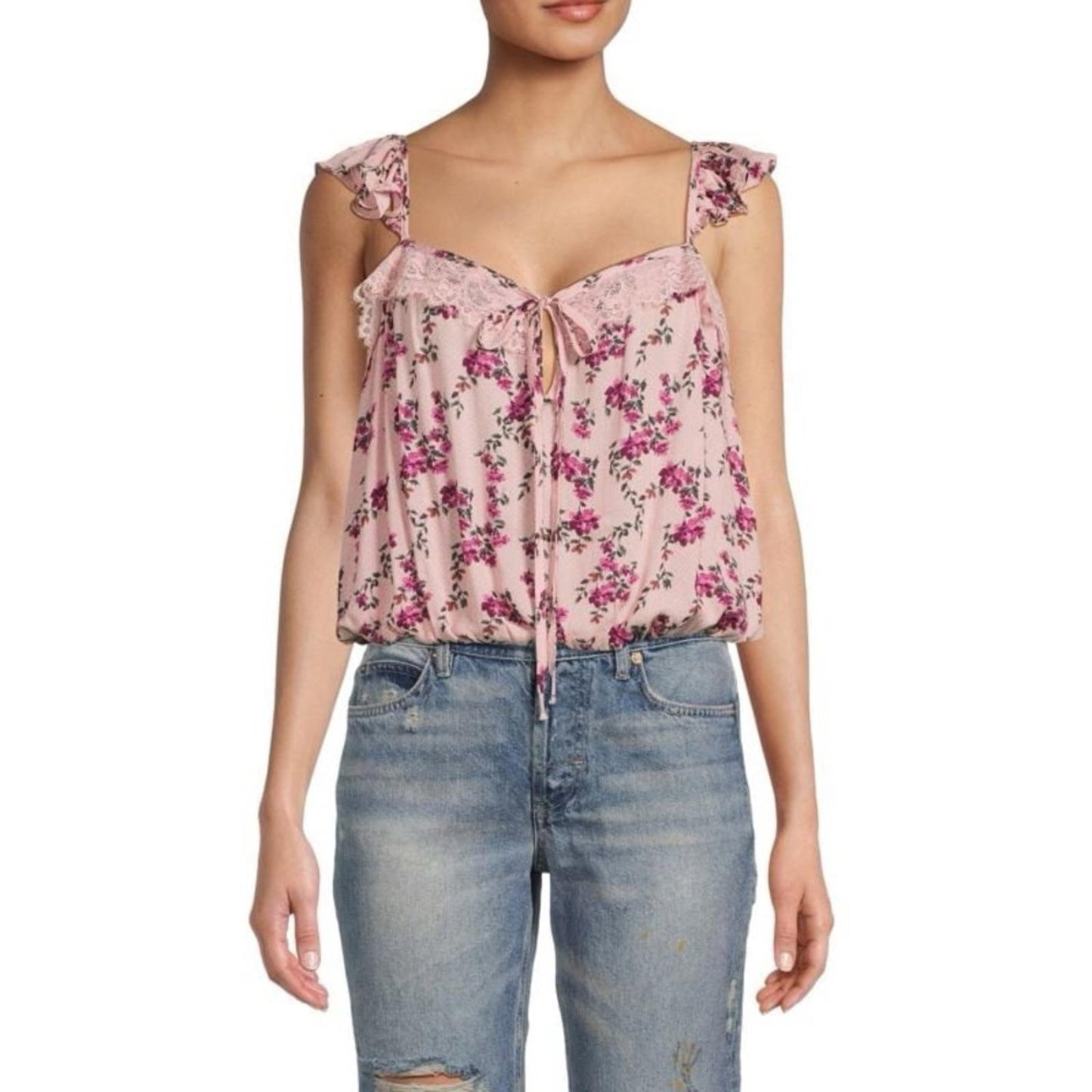 Free People Take It Away Thong Bodysuit Size S, New w/Tag