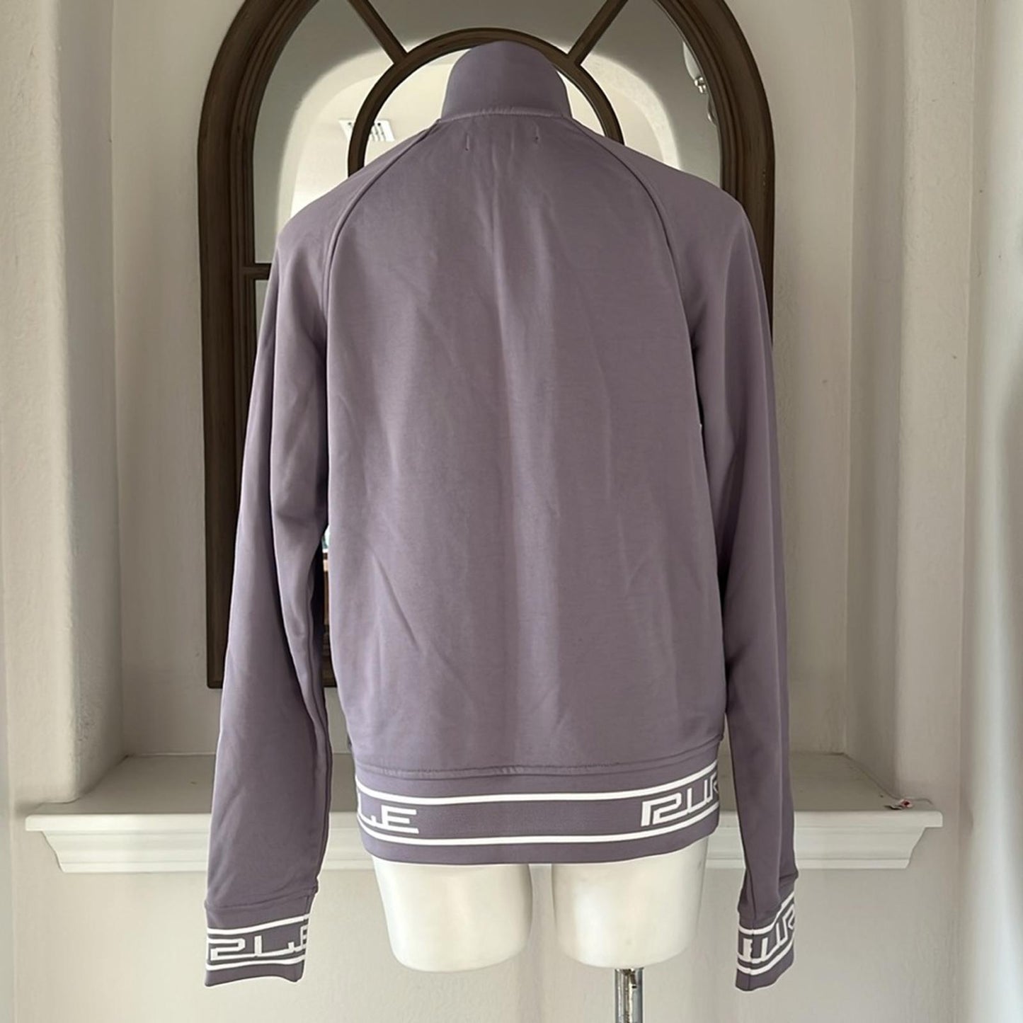 Purple Brand Men's Full-Zip Tricot Track Jacket in Purple Size XL NEW $340