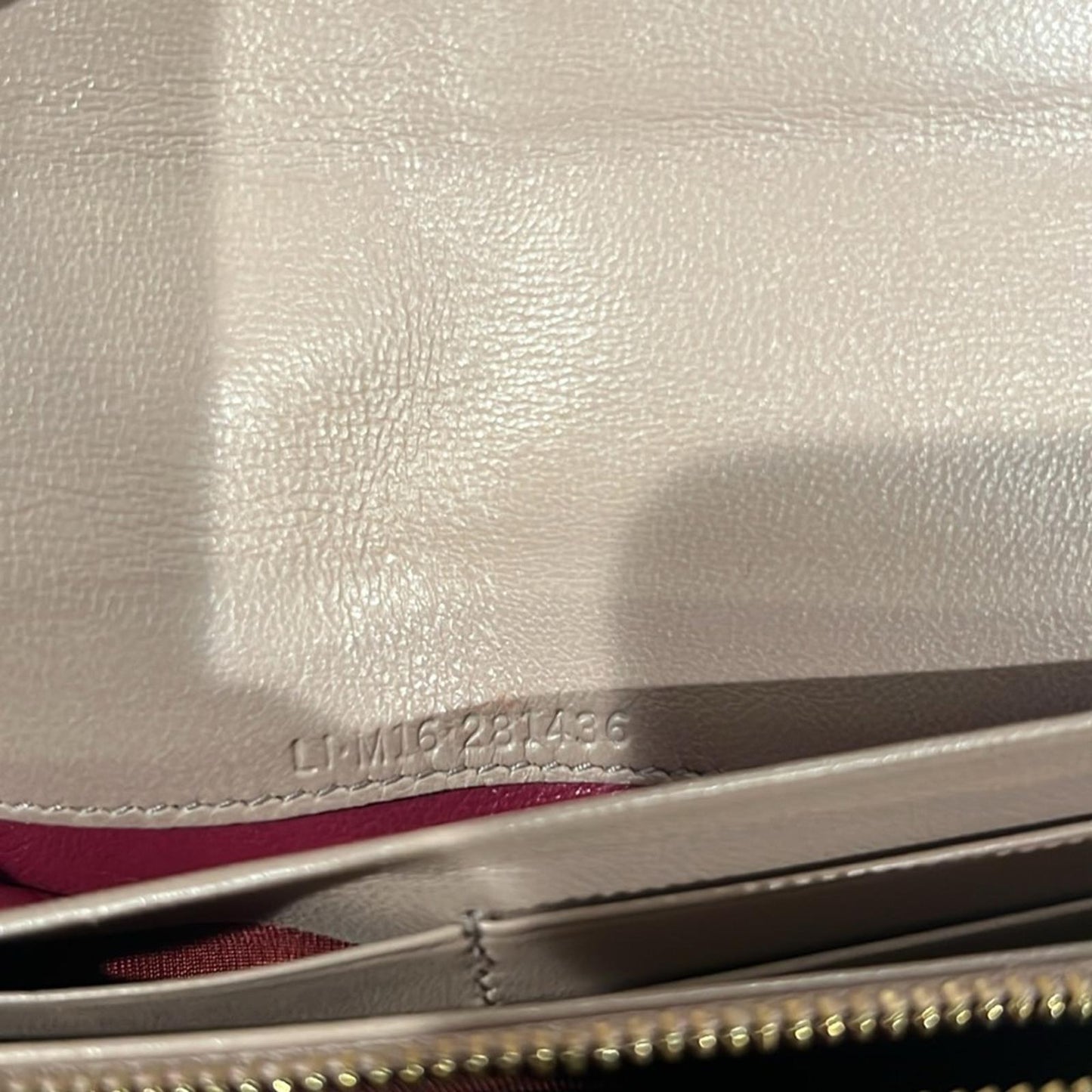 BVLGARI (Made in Italy) Long Leather Wallet in Red, Excellent Condition