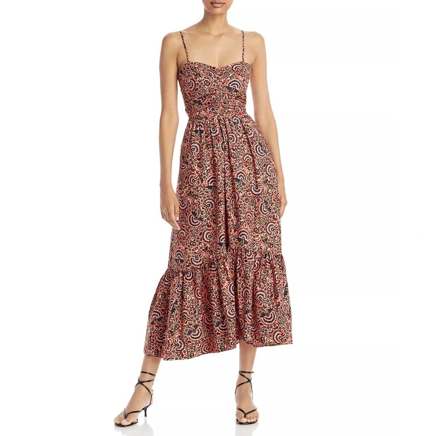 A.L.C. Lilah Printed Midi Dress, Revolve Size 8 New w/Tag Retail $495