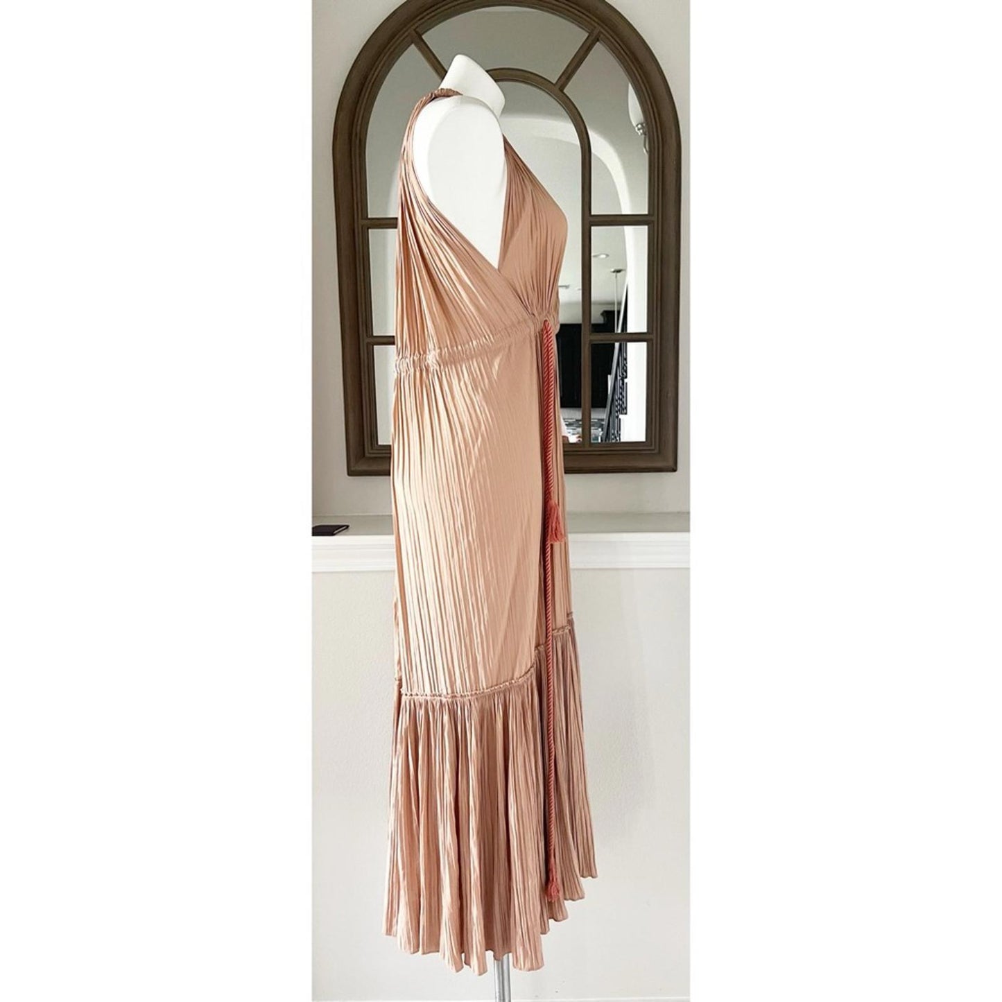 A.L.C. Ella Pleated Midi Dress, REVOLVE Size 2 New w/Tag Retail $695