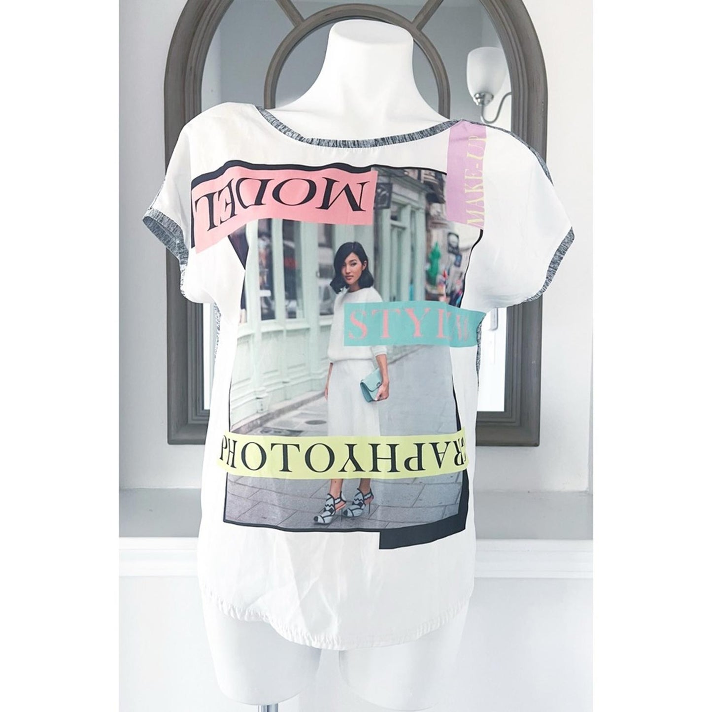 Zara W88 Collection One of a Kind Top, Size S (Made in Portugal)