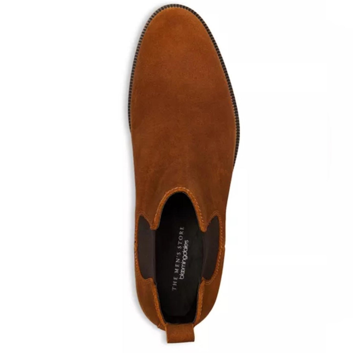 The Men's Store at Bloomingdale's Chelsea Boots in Tan Suede, Size 9 NEW $200