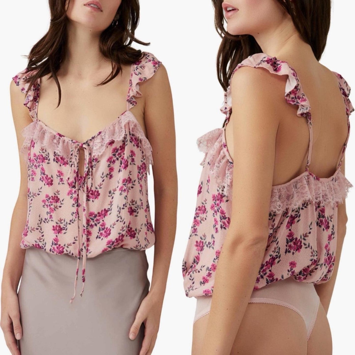 Free People Take It Away Thong Bodysuit Size S, New w/Tag