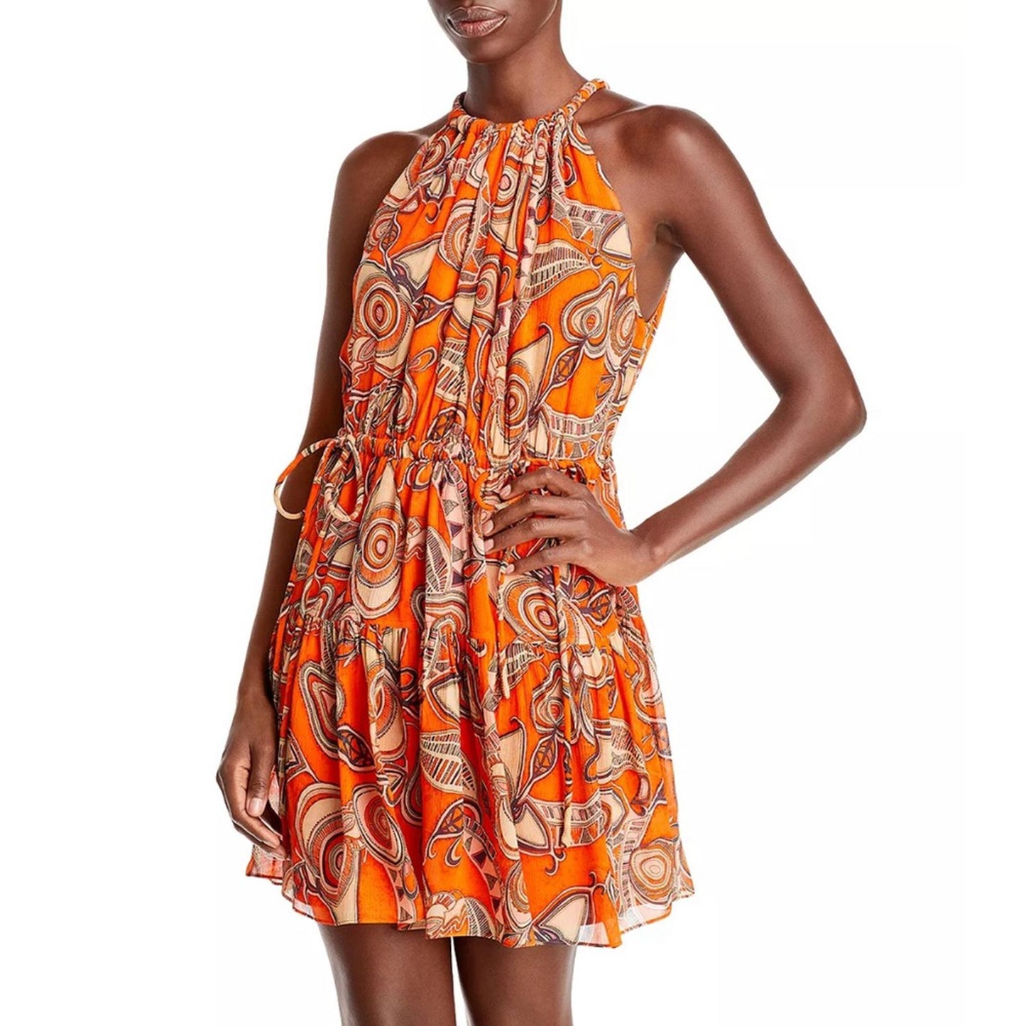 A.L.C. Bella Silk Halter Dress, Revolve Size 12 New w/Tag Retail $495